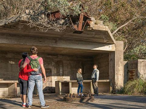 World War II gun emplacements