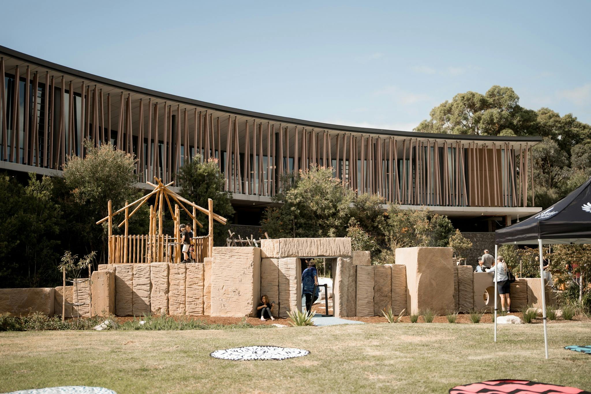 Yirran muru play space at Shellharbour Civic Centre