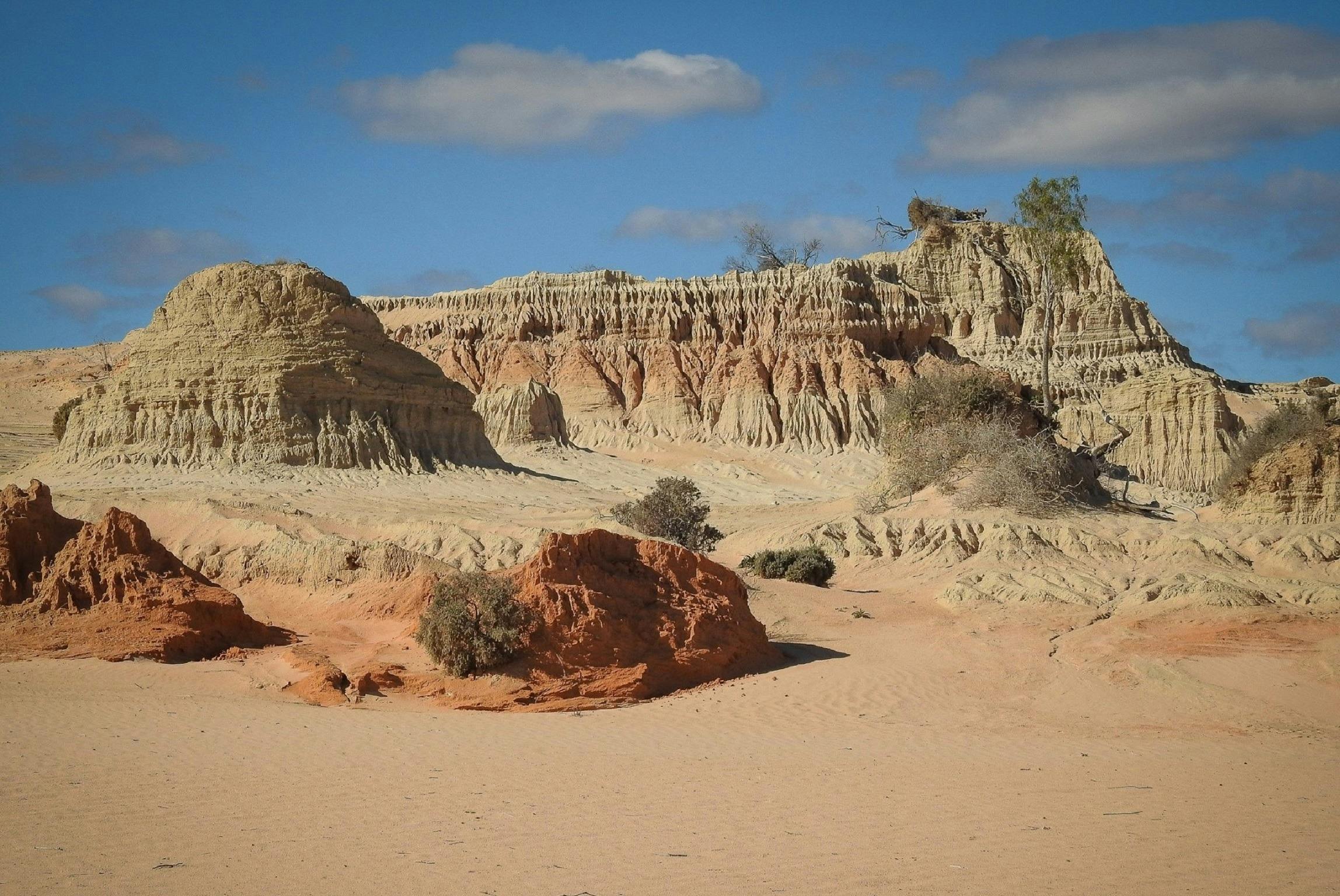 Mungo National Park within Balranald Shire 150Kms  North-West of Balranald