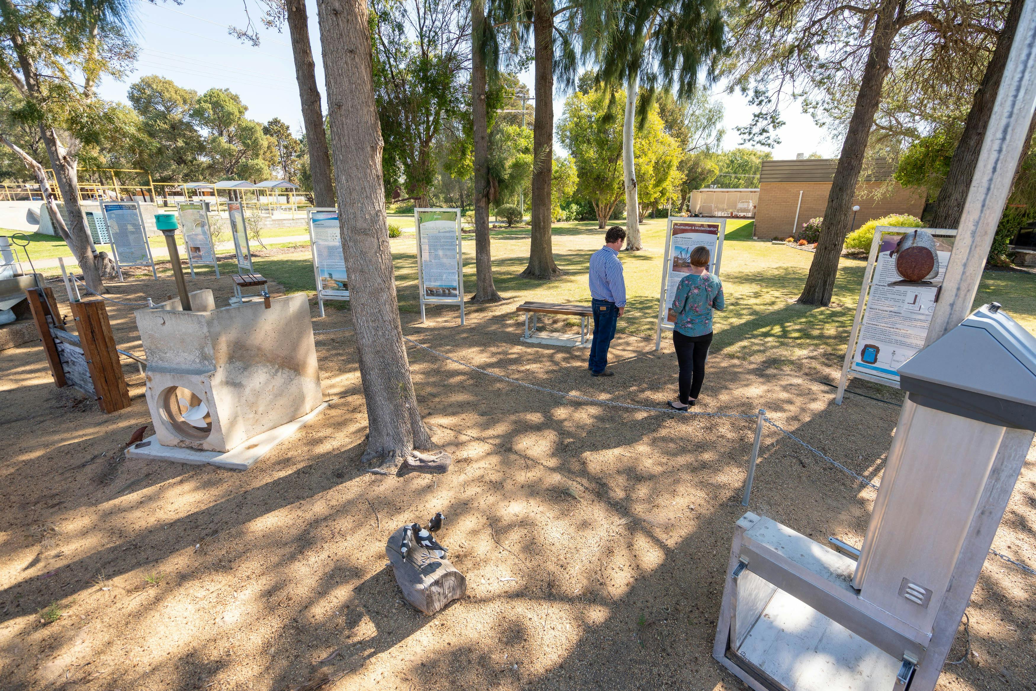 Coleambally Irrigation Cooperatiev water wheel display