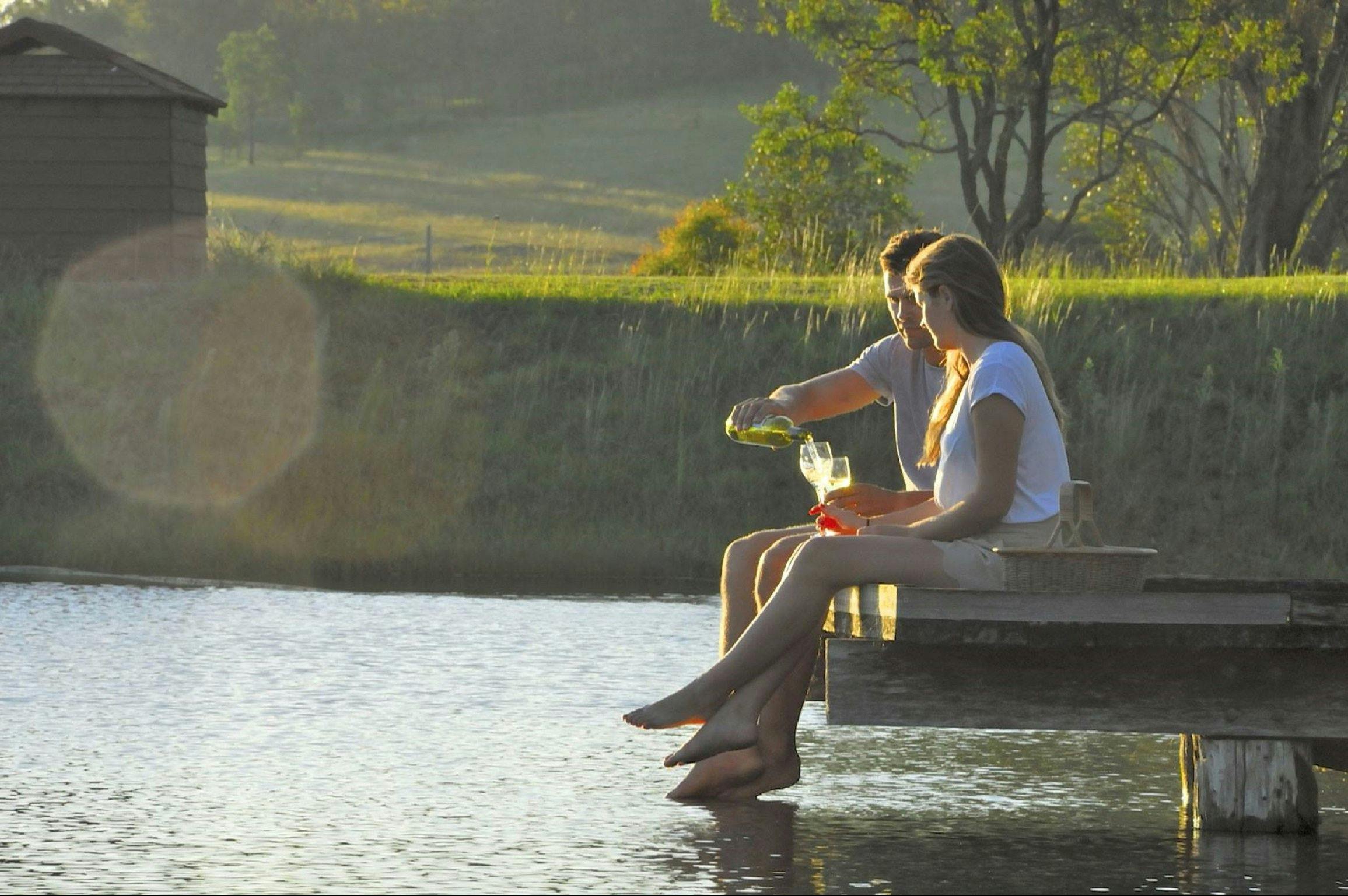 enjoying the serenity