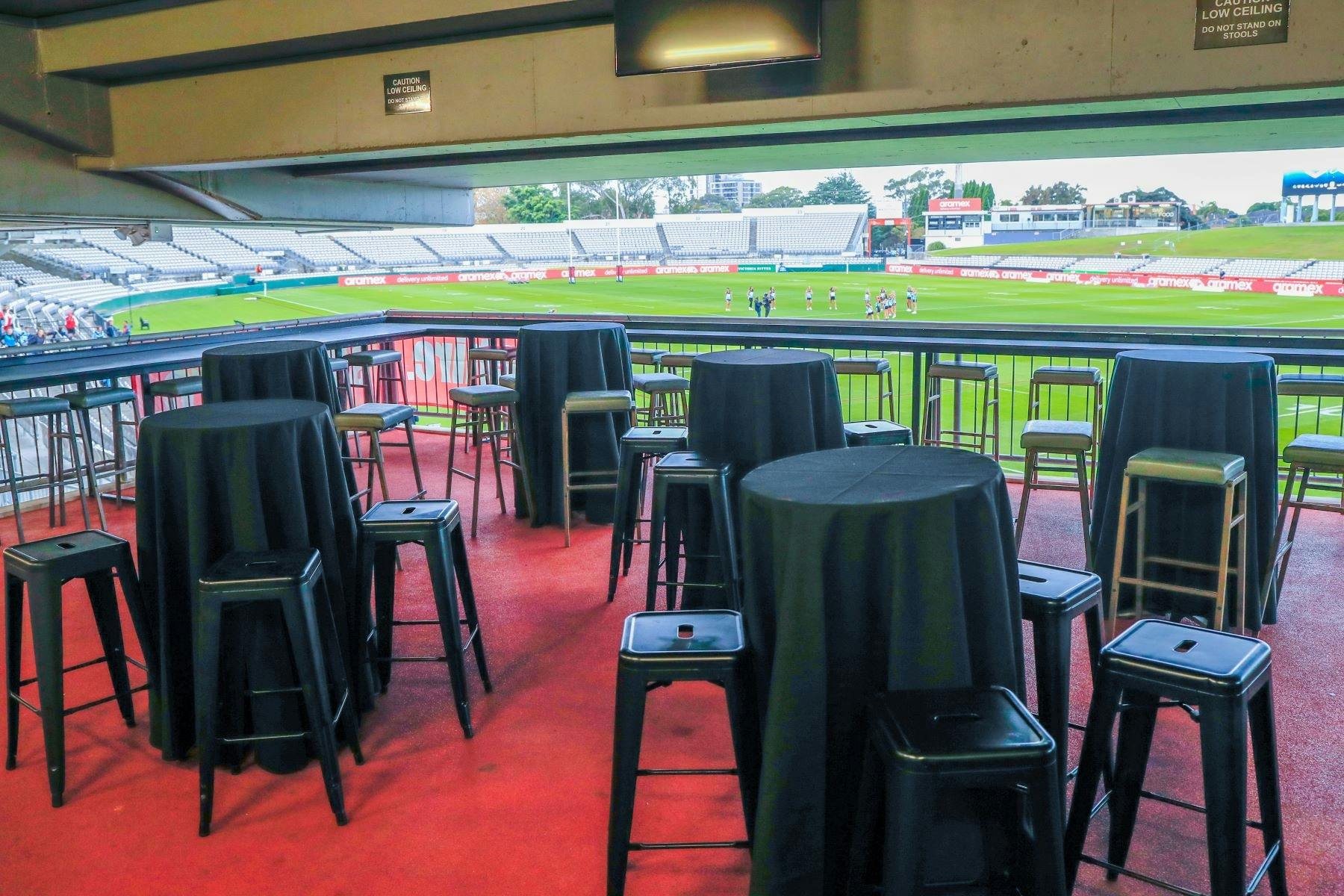 Seating at Legends Deck