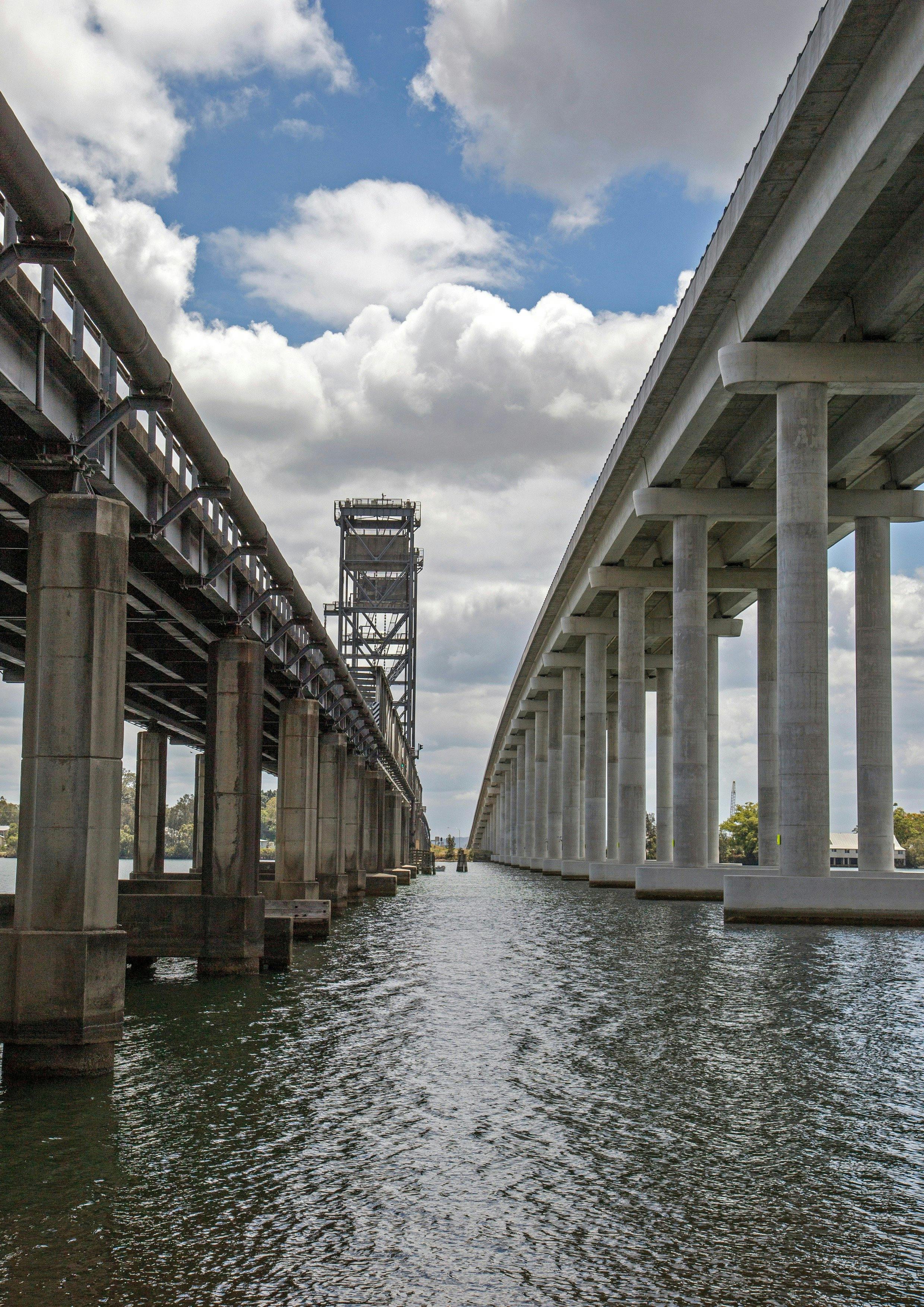 Bridges side by side