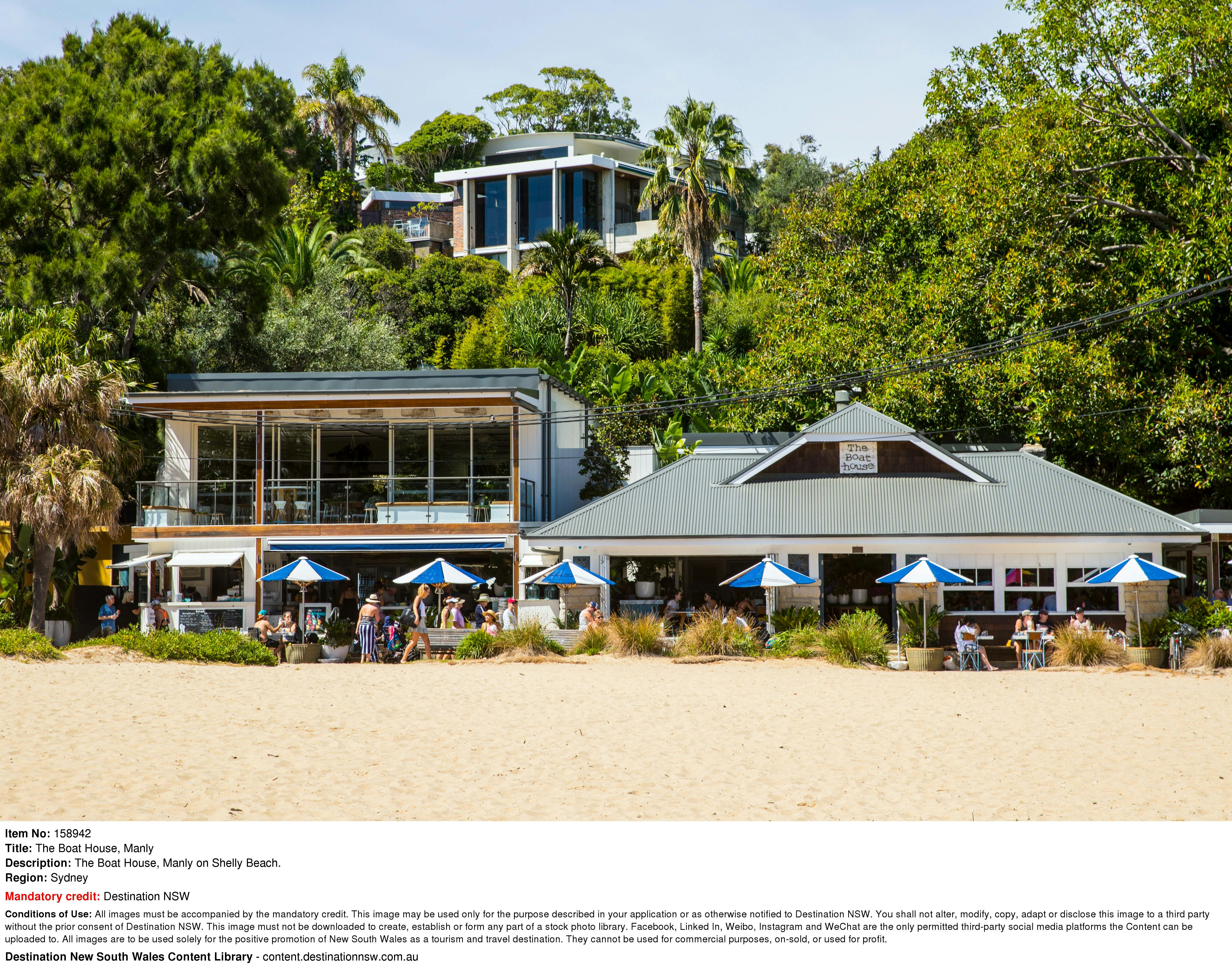 Boat house at Shelly Beach