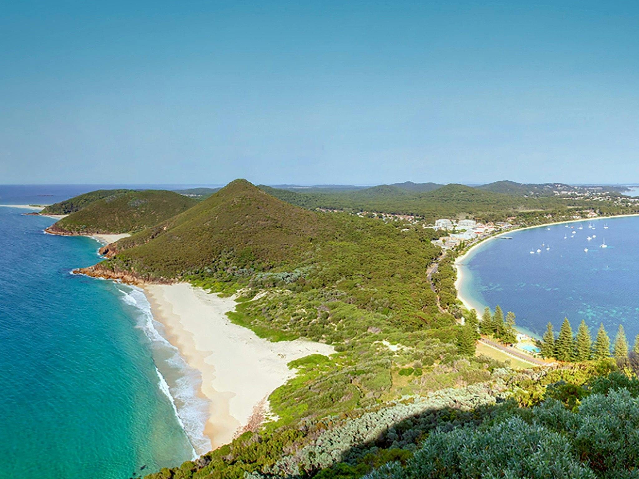 Port Stephens from Tomaree Mountain