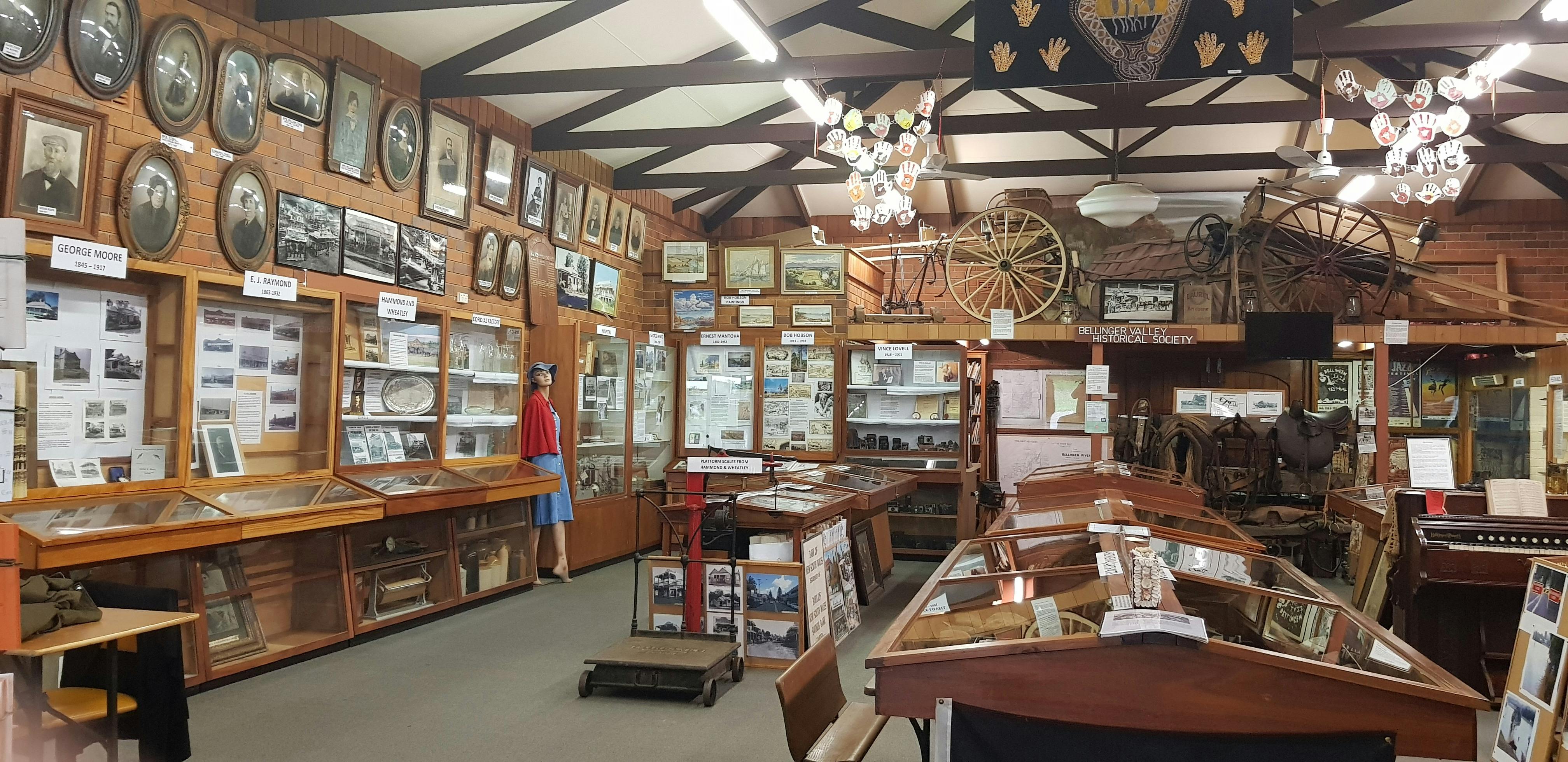 Interior of Bellingen Museum