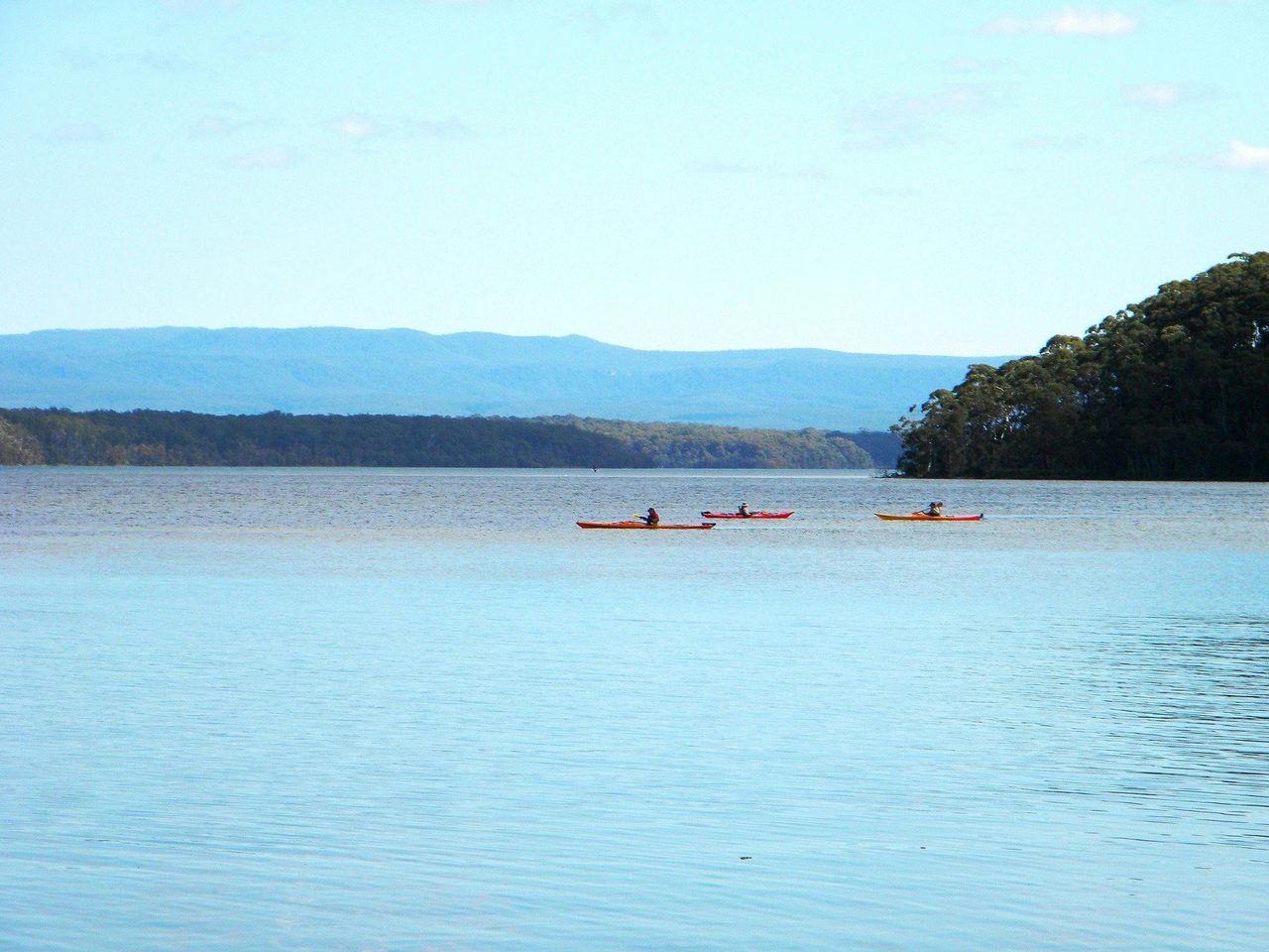 Sanctuary Point at St Georges Basin is a paddlers haven.