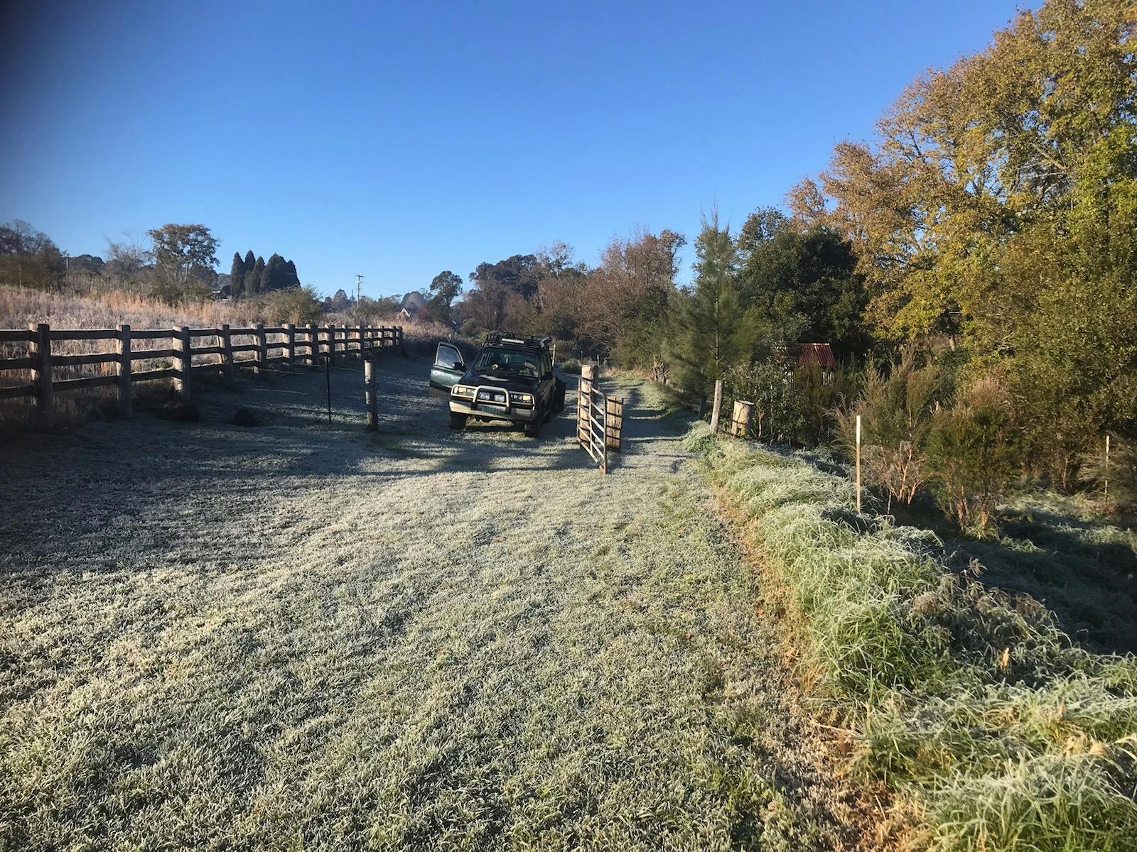 Parking area Bielsdown River Walk