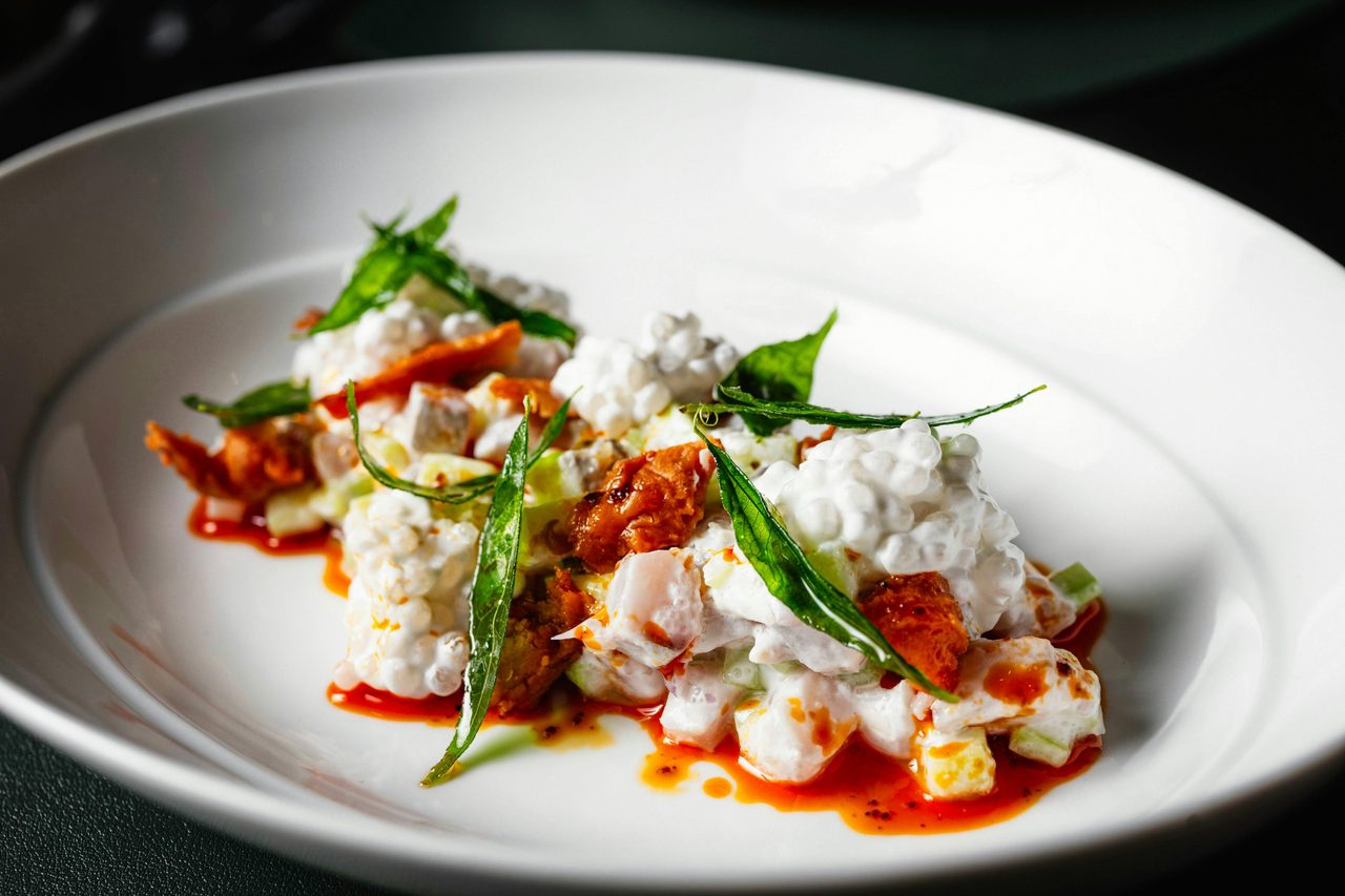20 Chapel, Raw Fish ‘Kokoda’, Sweet Potato, Coconut, Sago