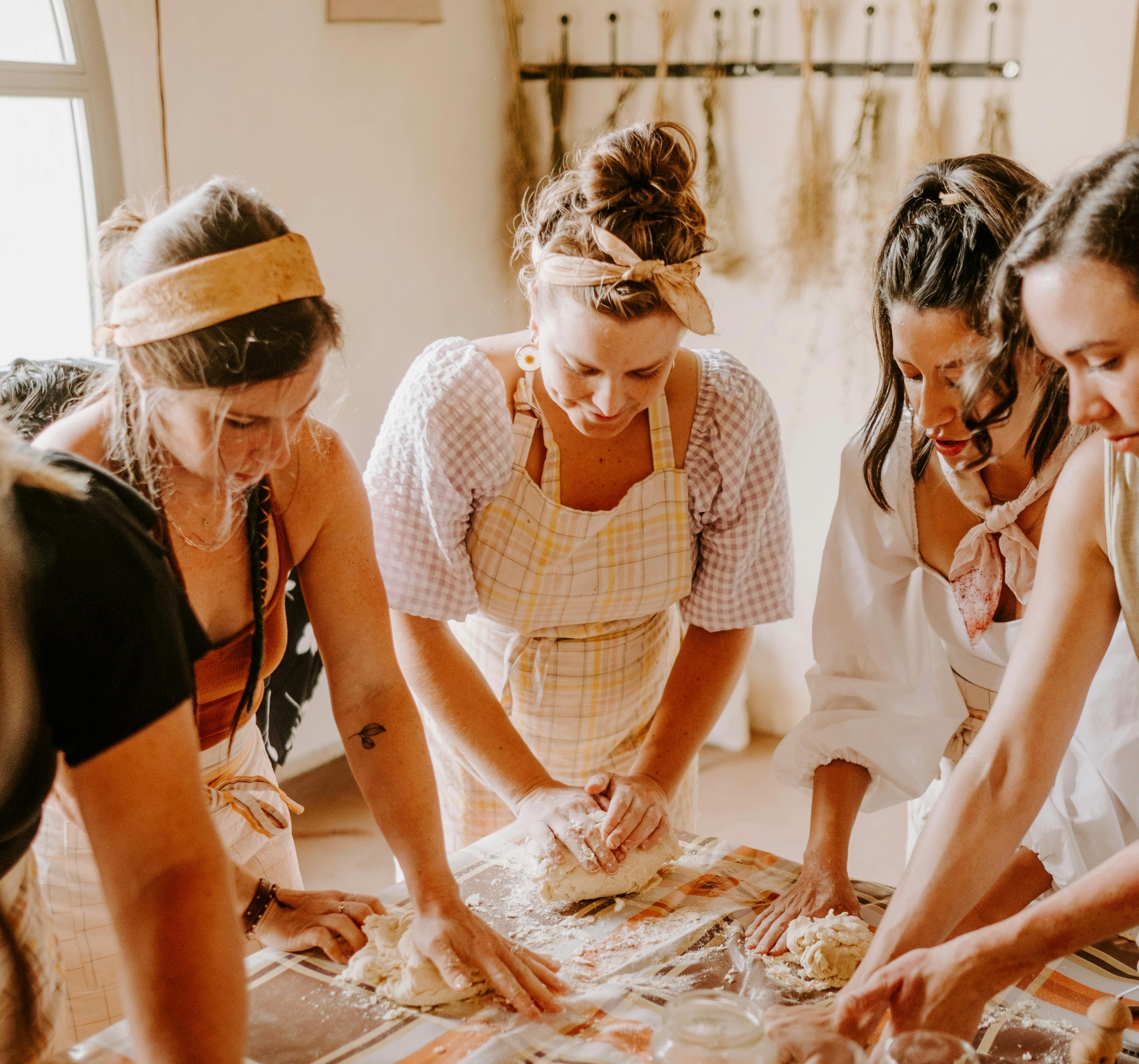 Pasta cooking class. French cooking class, plant based cooking classes , byron bay region Australia