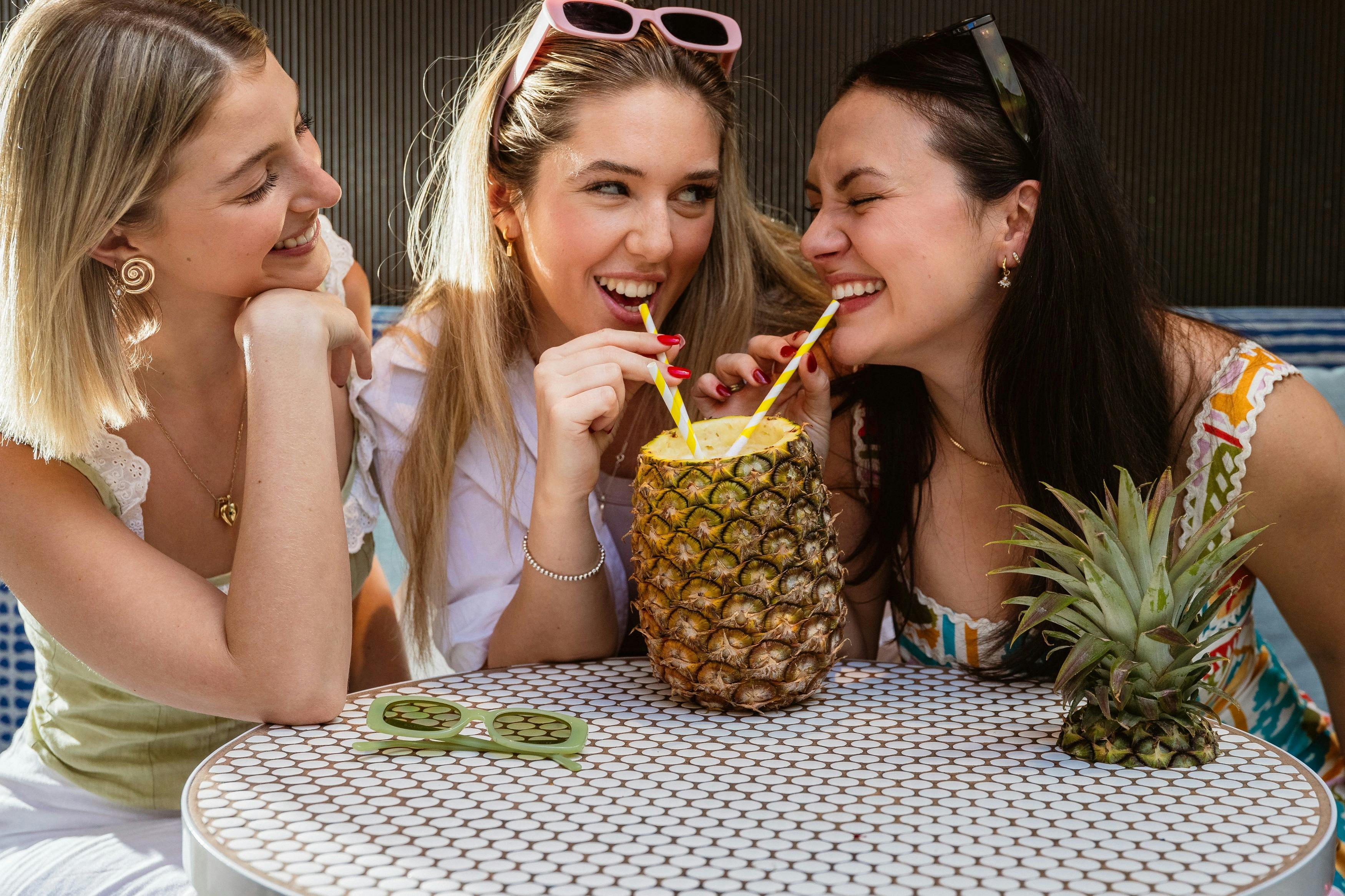Share a mega piña colada with mates!