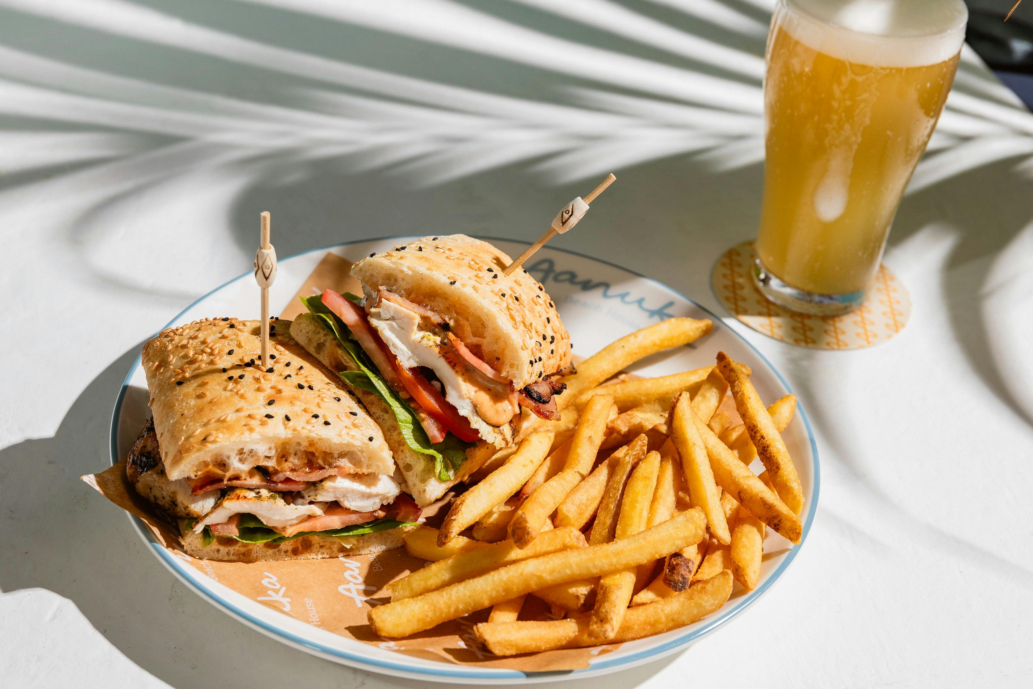 Beach days call for our Aanuka Club Sandwich