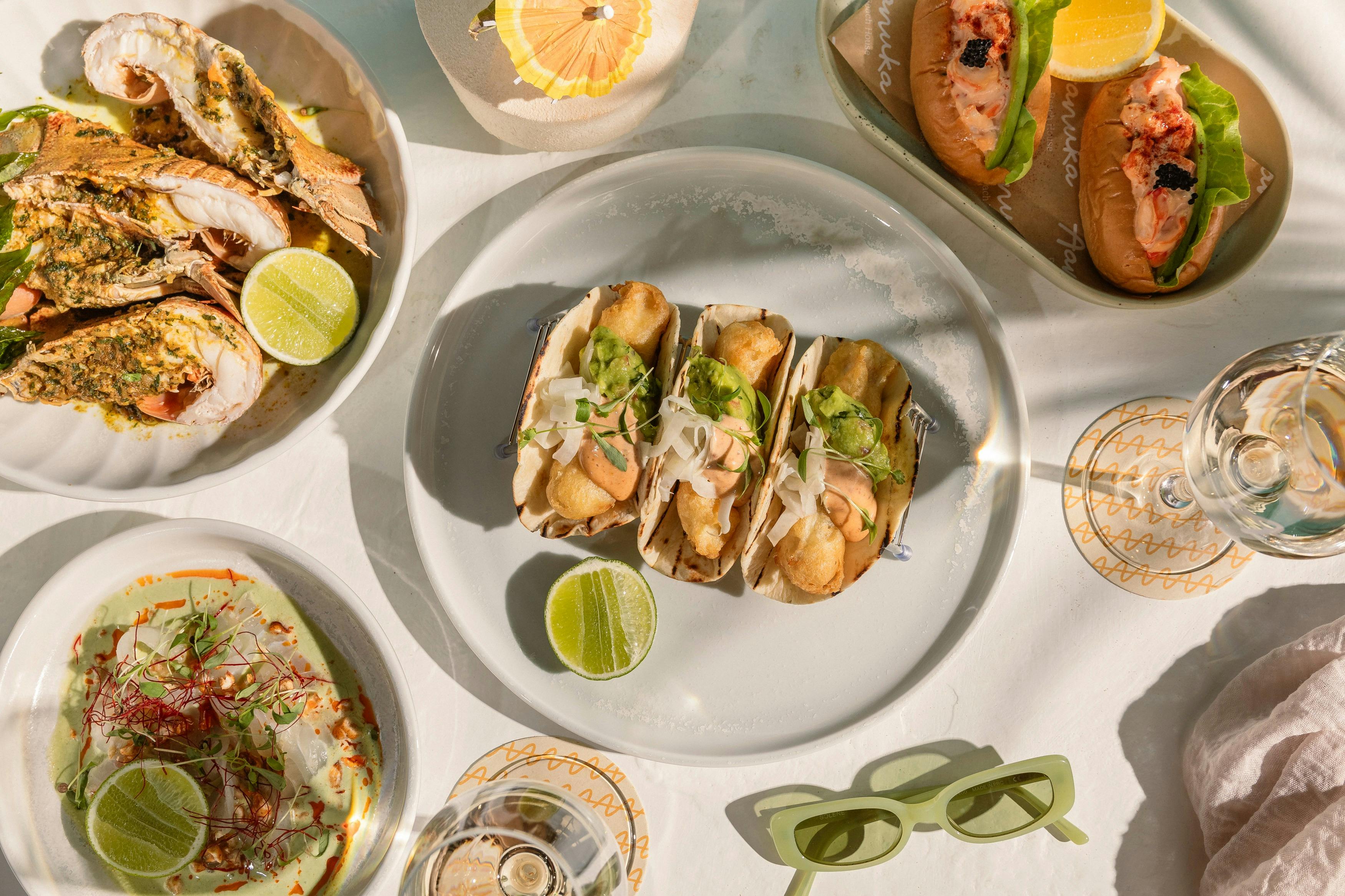 Our menu features beach-inspired eats that hero fresh seafood.