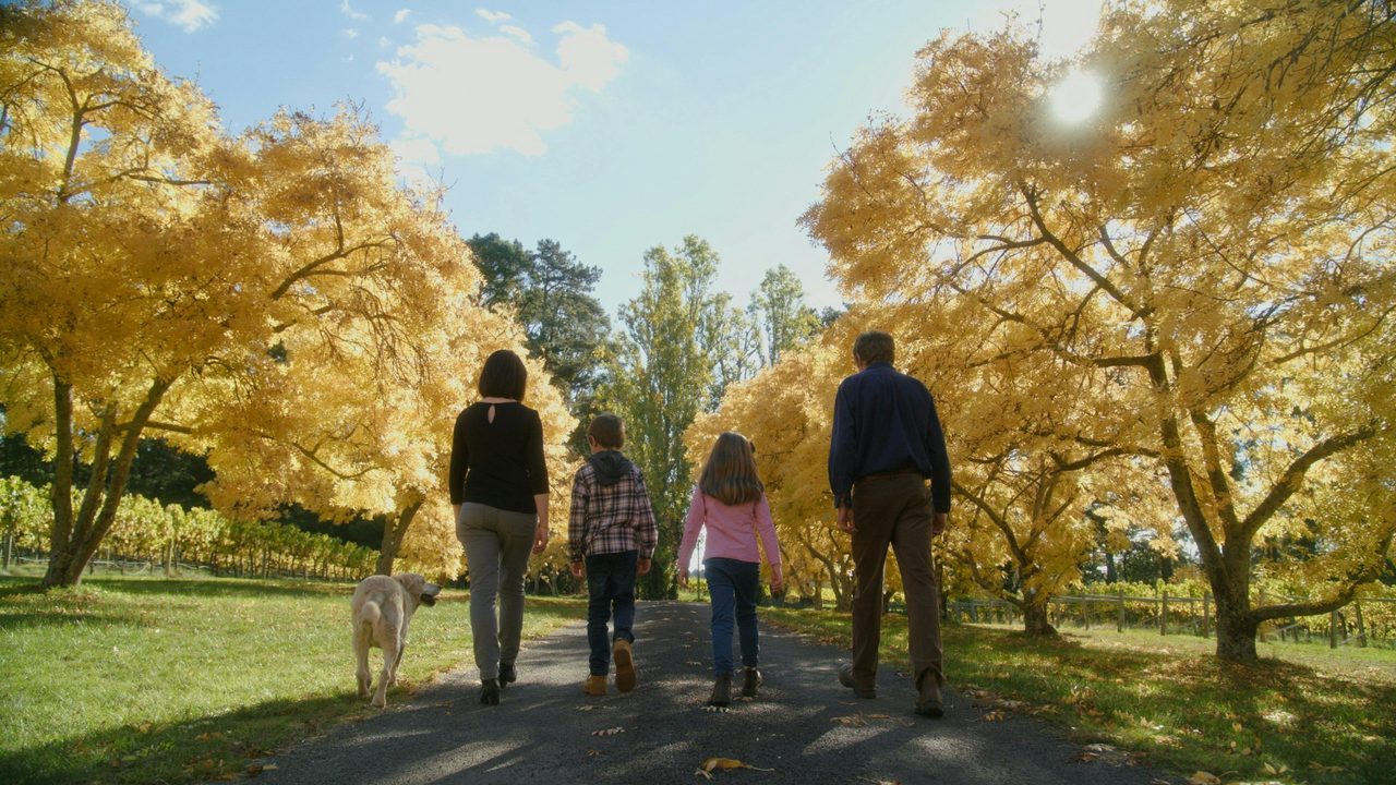 The Hoskins family at Brangayne of Orange Vineyard