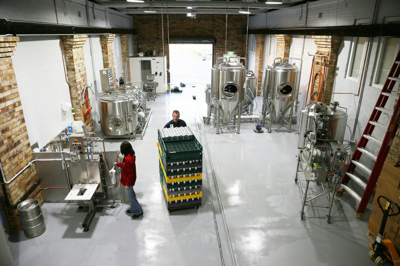 Bucket Brewery Beer