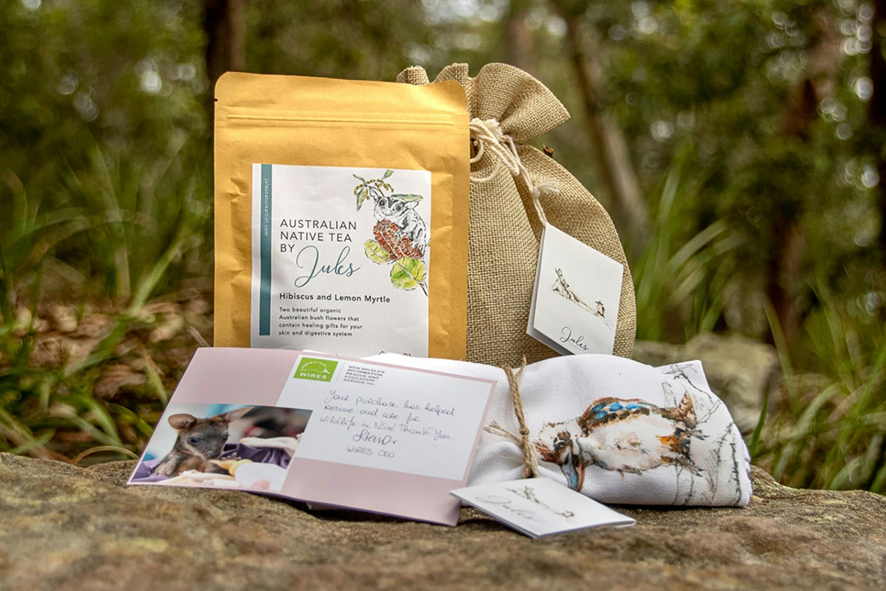 Beautiful artwork printed in Australia onto tea towels, cards and prints