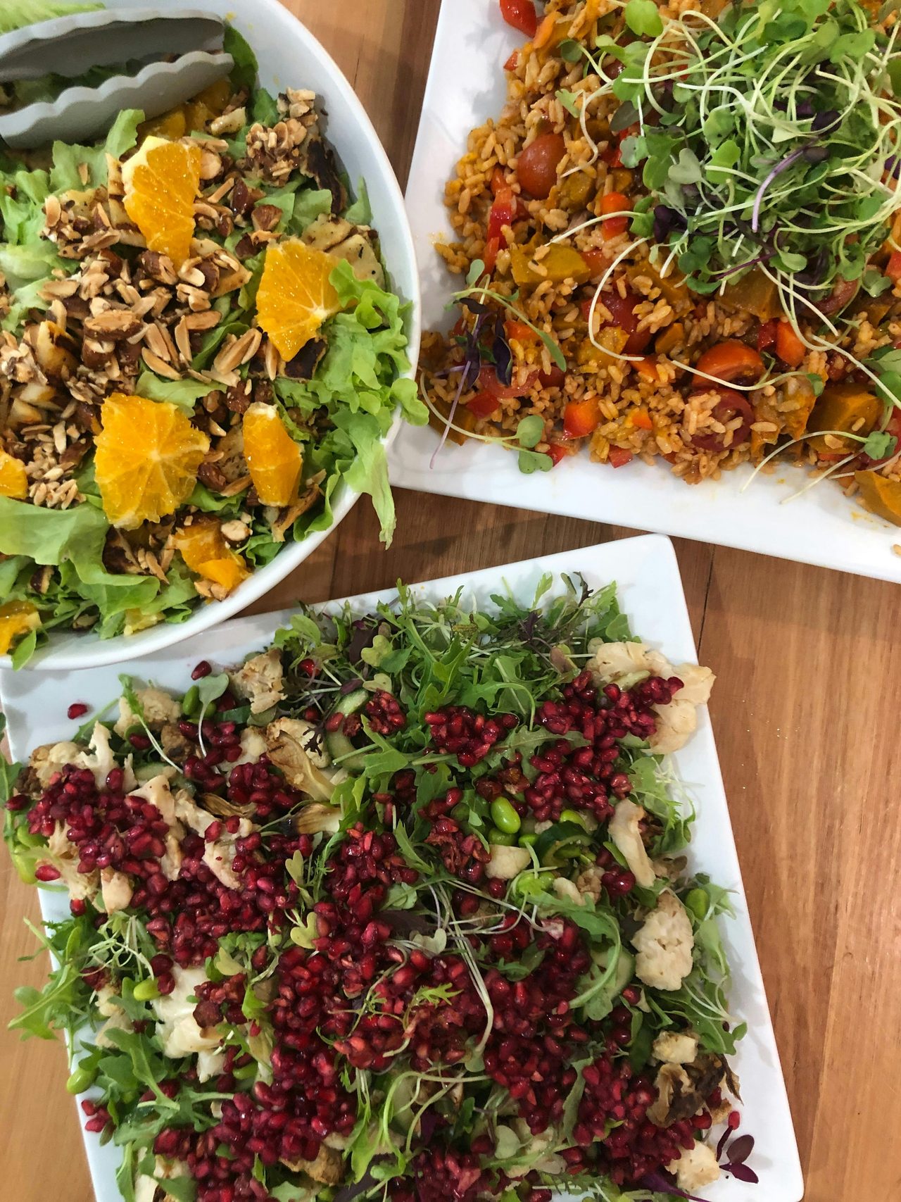 Fresh salad options