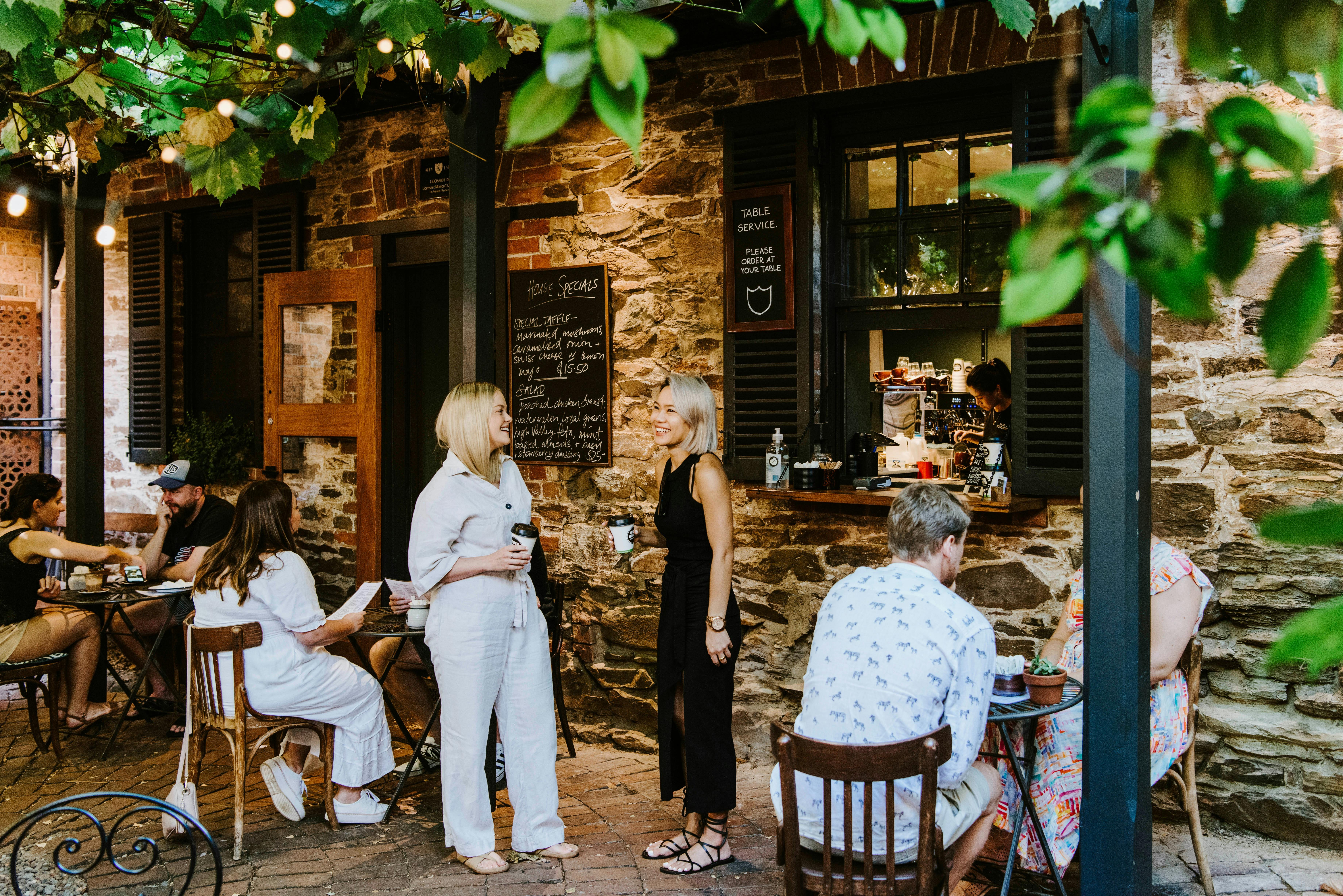 Alby & Esther's courtyard