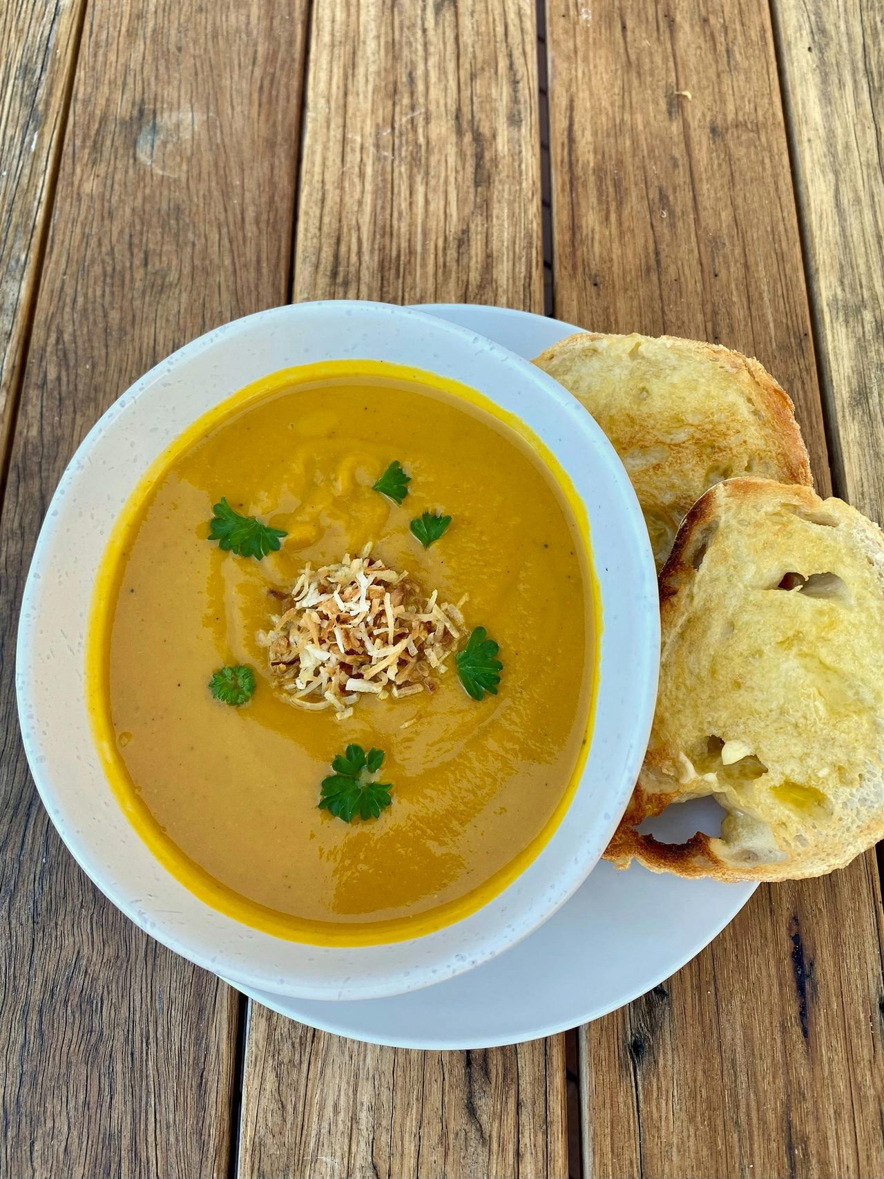 Warm tasy soups