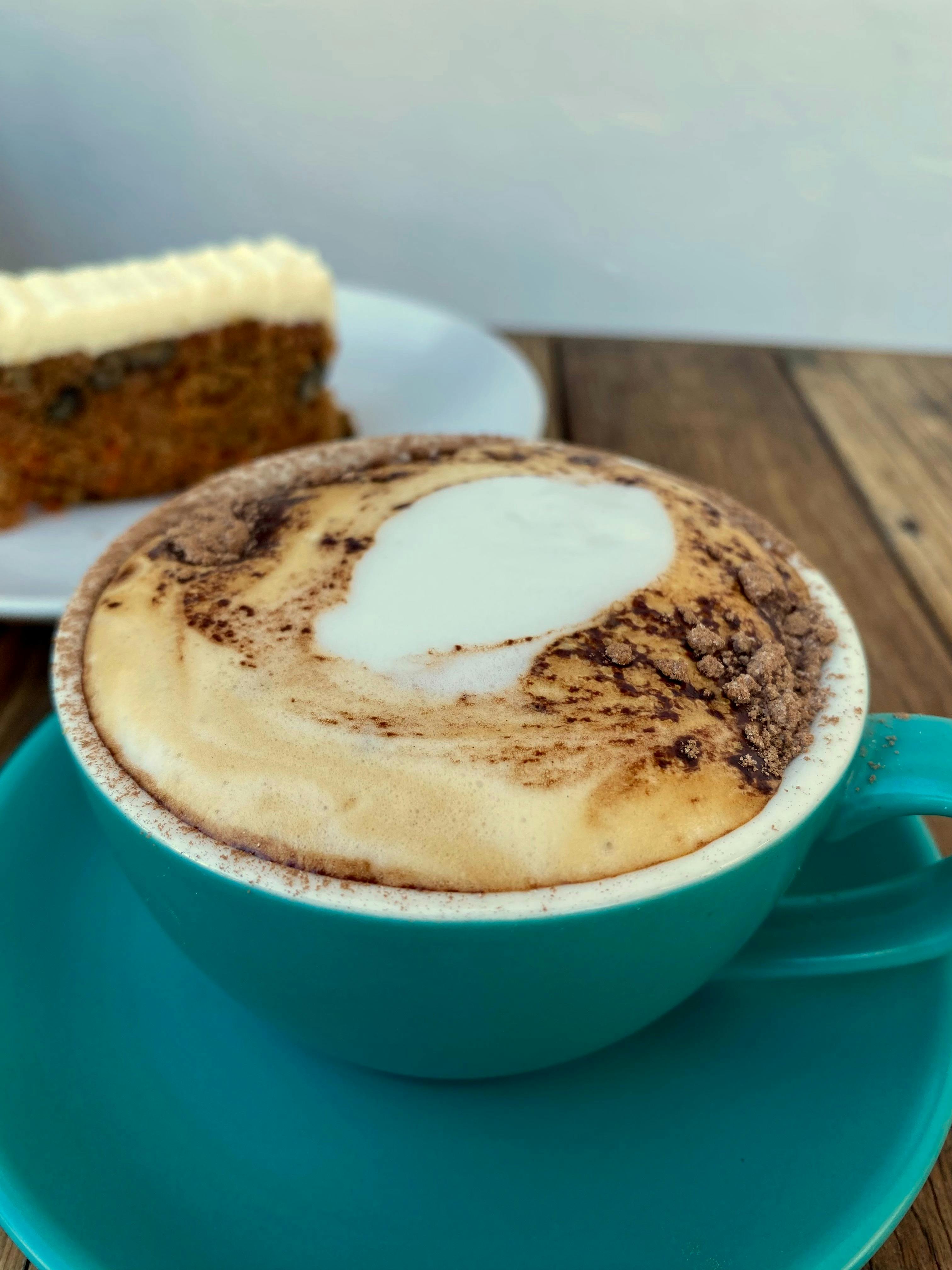 Delicious coffee at Aqua