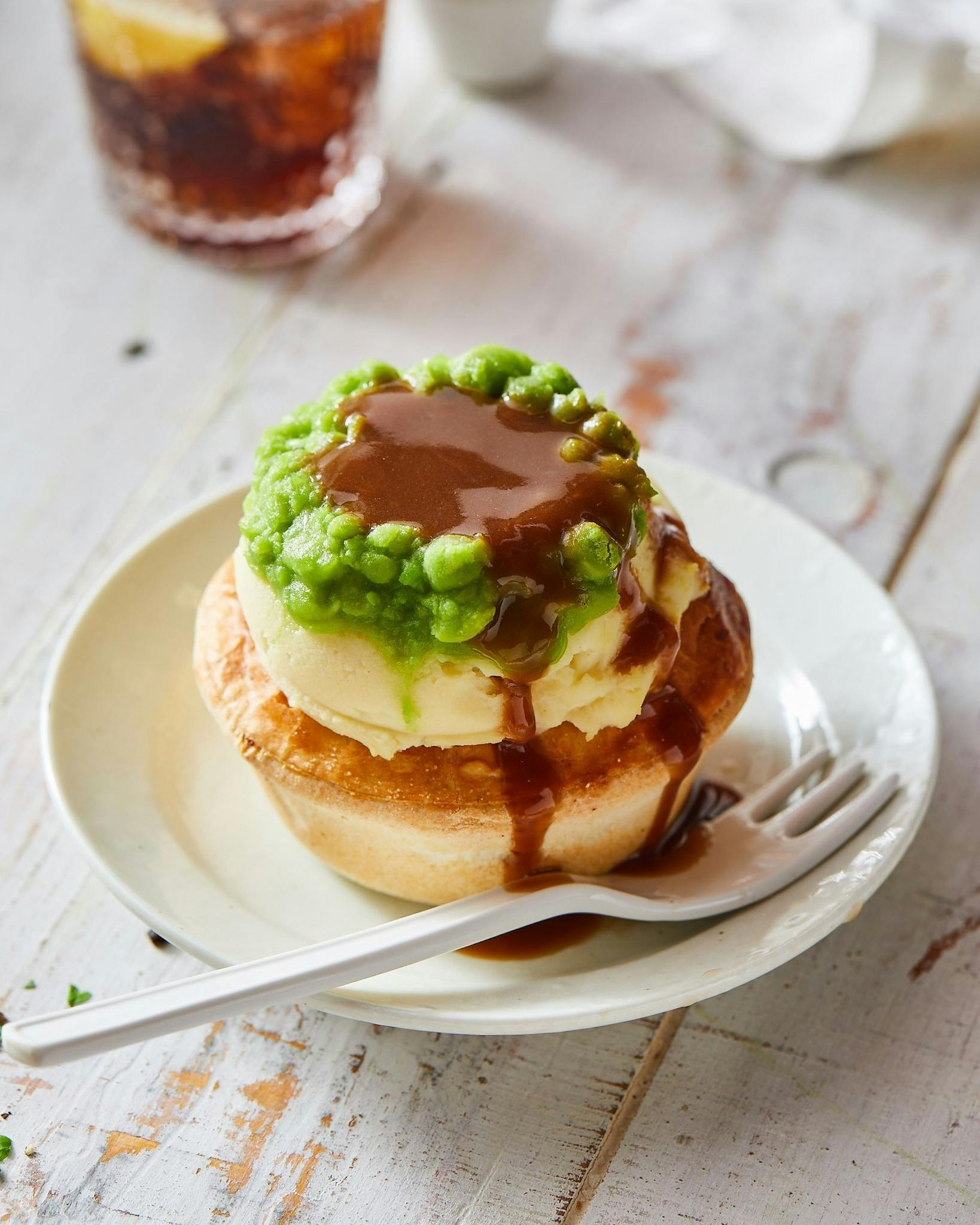 Pie with Mushy Peas