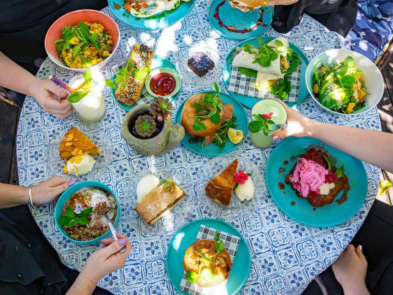 A vibrant feast, perfect for sharing and savouring with friends at our cafe