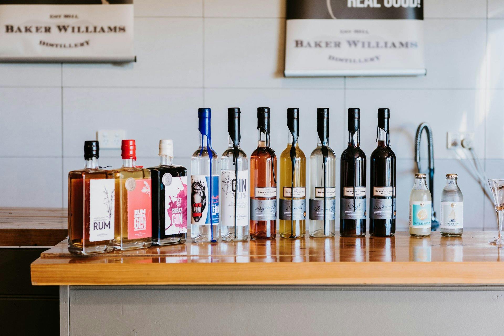 Baker Williams Spirits and Liqueurs