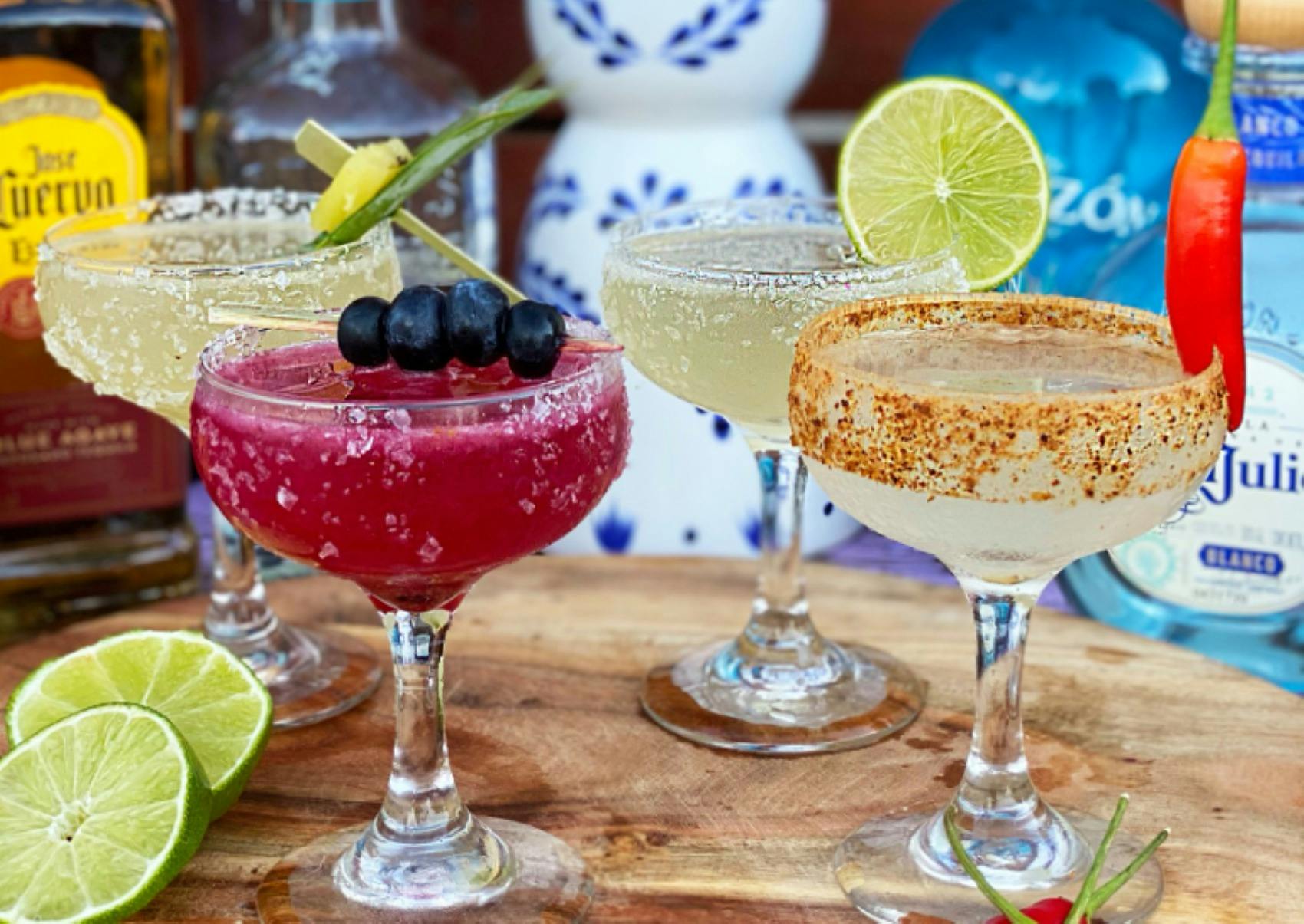 Great cocktail selection from the bar