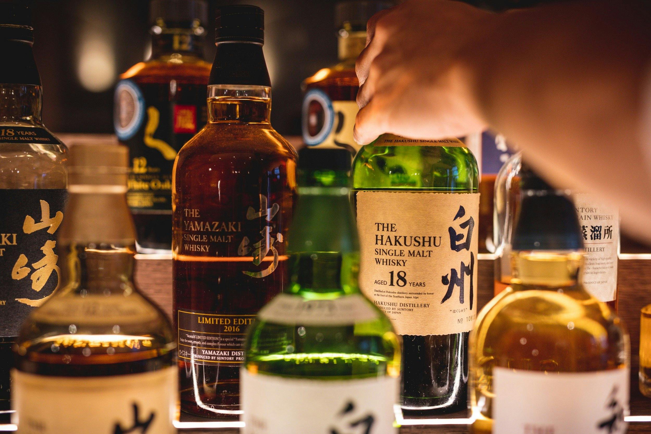 Japanese whisky at Cocktails at Banchō