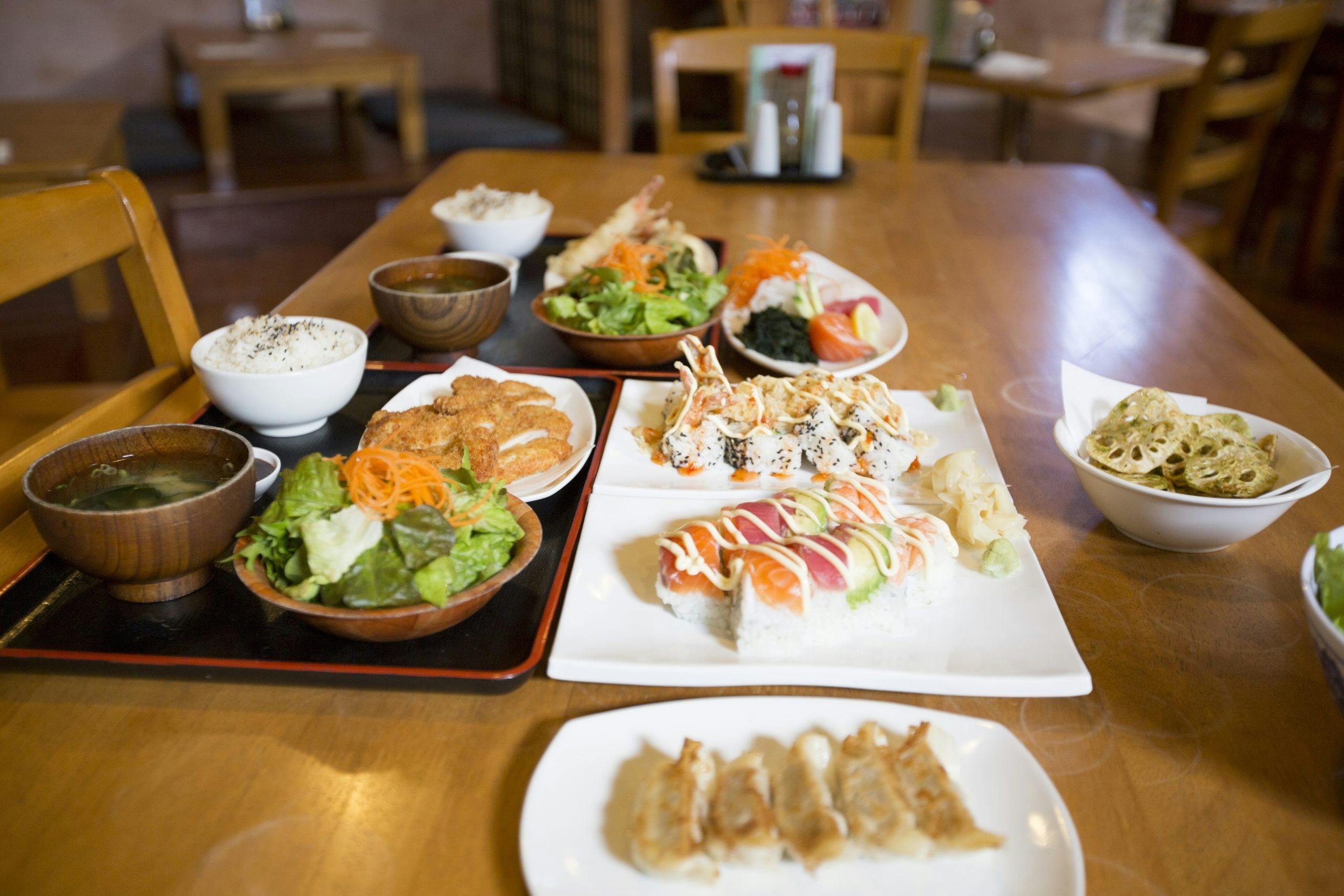 Japanese sushi cuisine