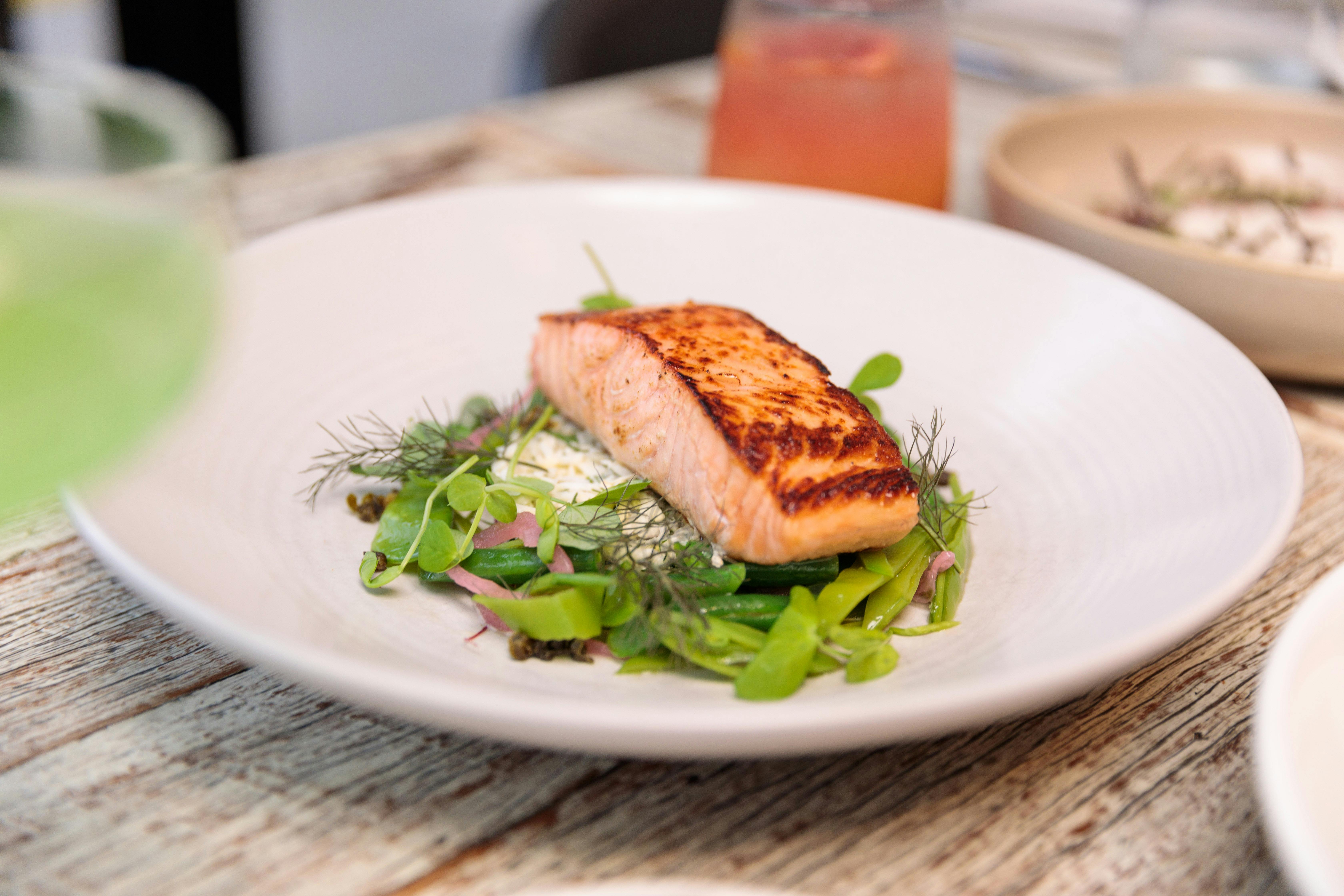 Salmon Celeriac Baby Capers