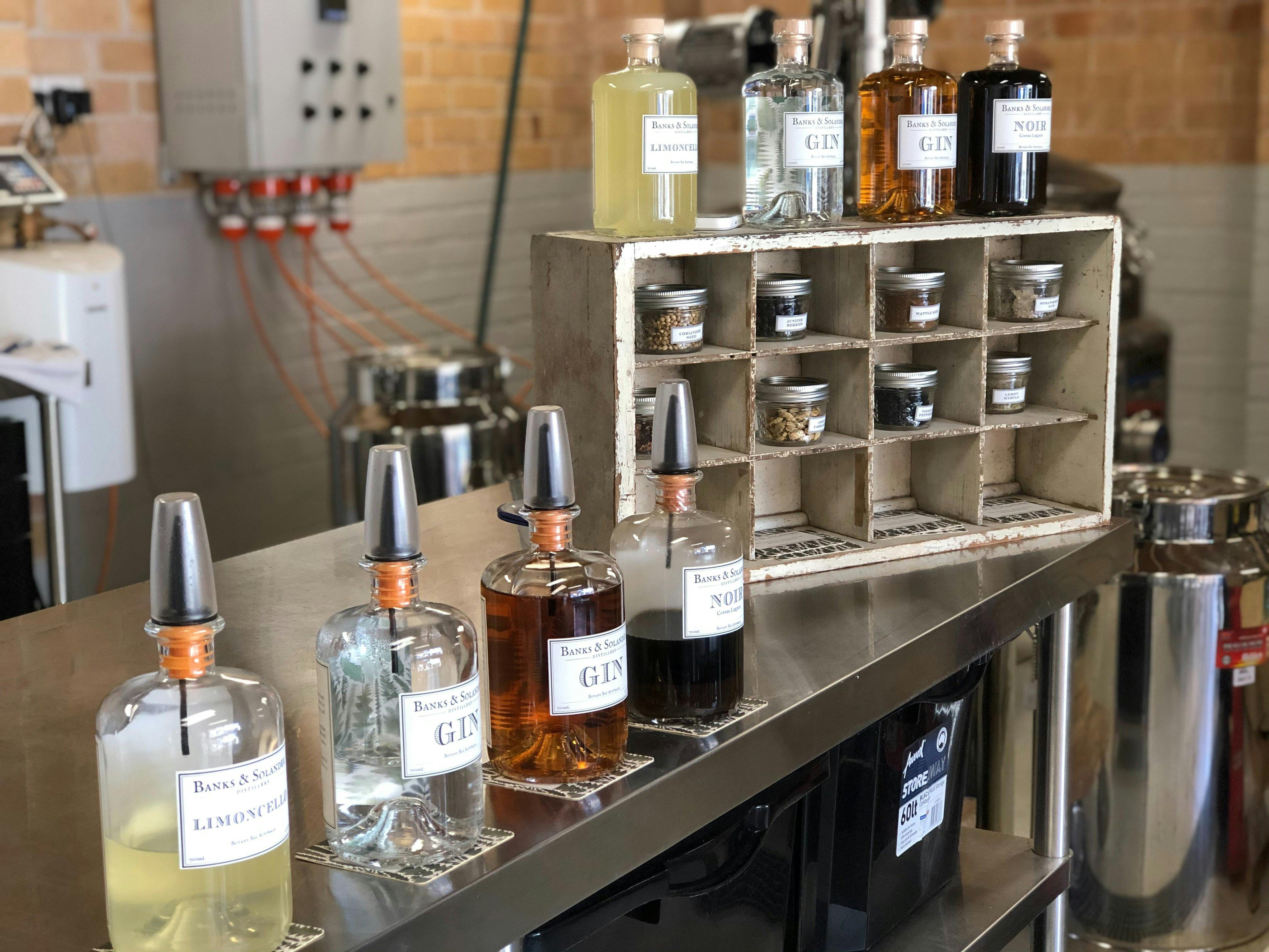 Banks and Solander Distillery Tastings