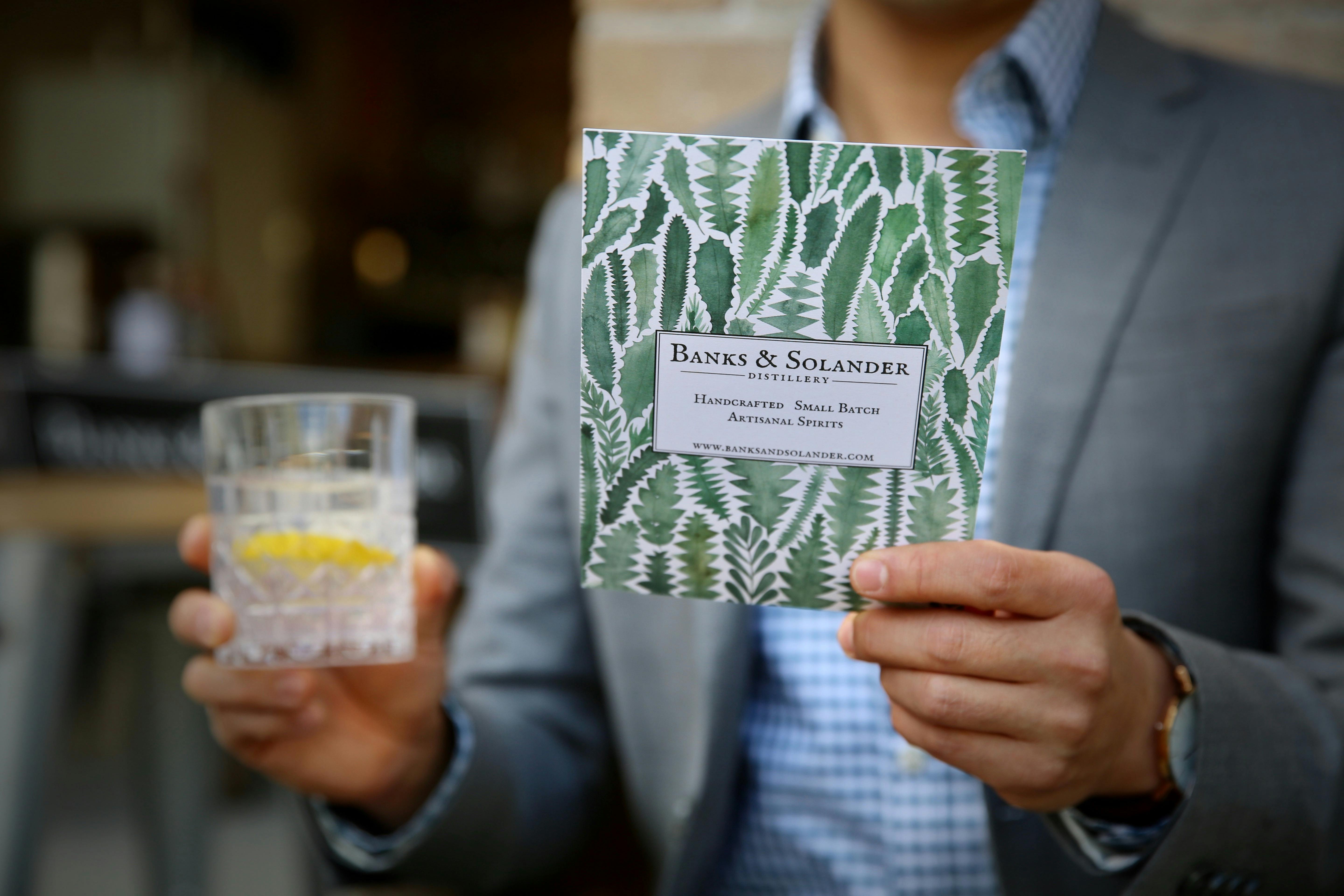 Banks & Solander Recipe Card and Drink