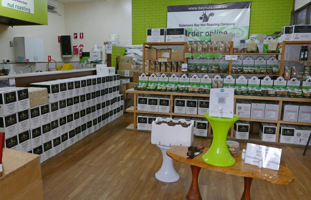 Batemans Bay Nut Roasting Company showing more produce