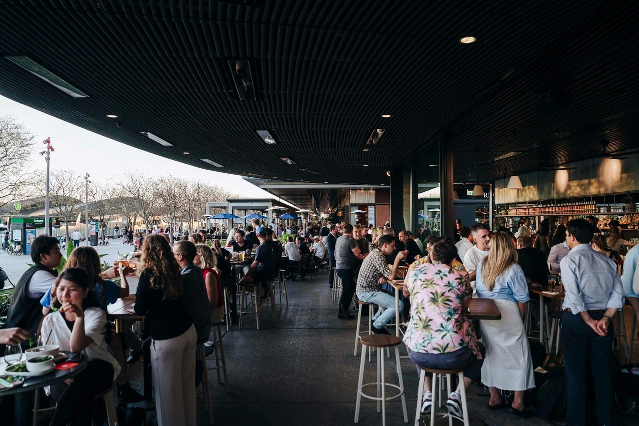 People sitting at bar