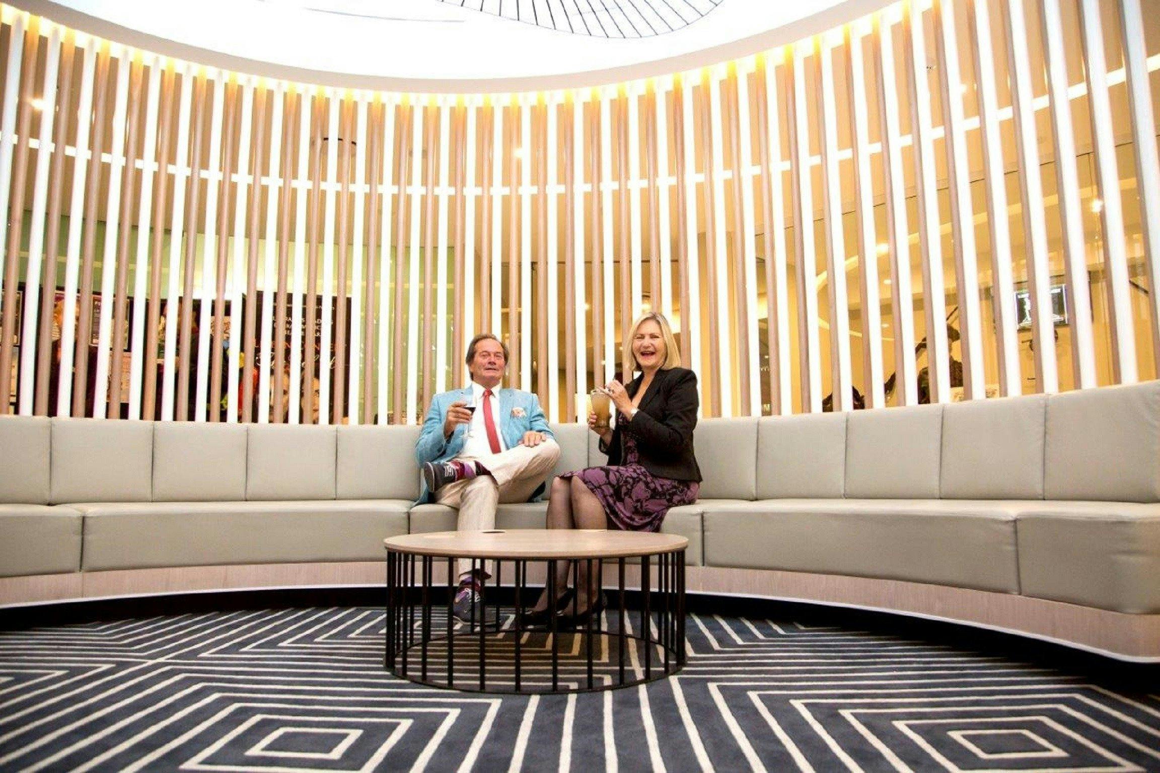 so many places to sit and rest accessability