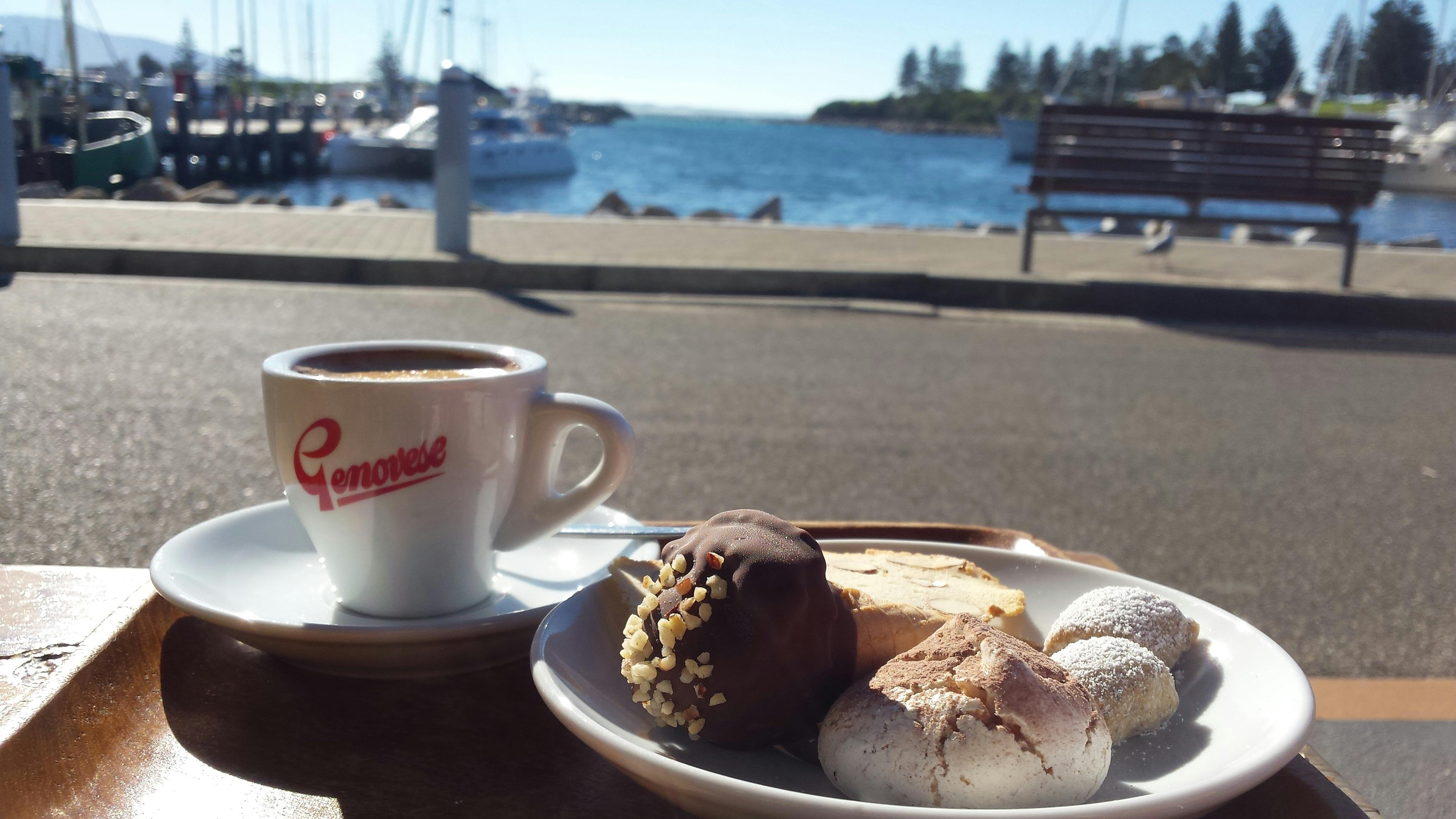 coffee & treats with a view
