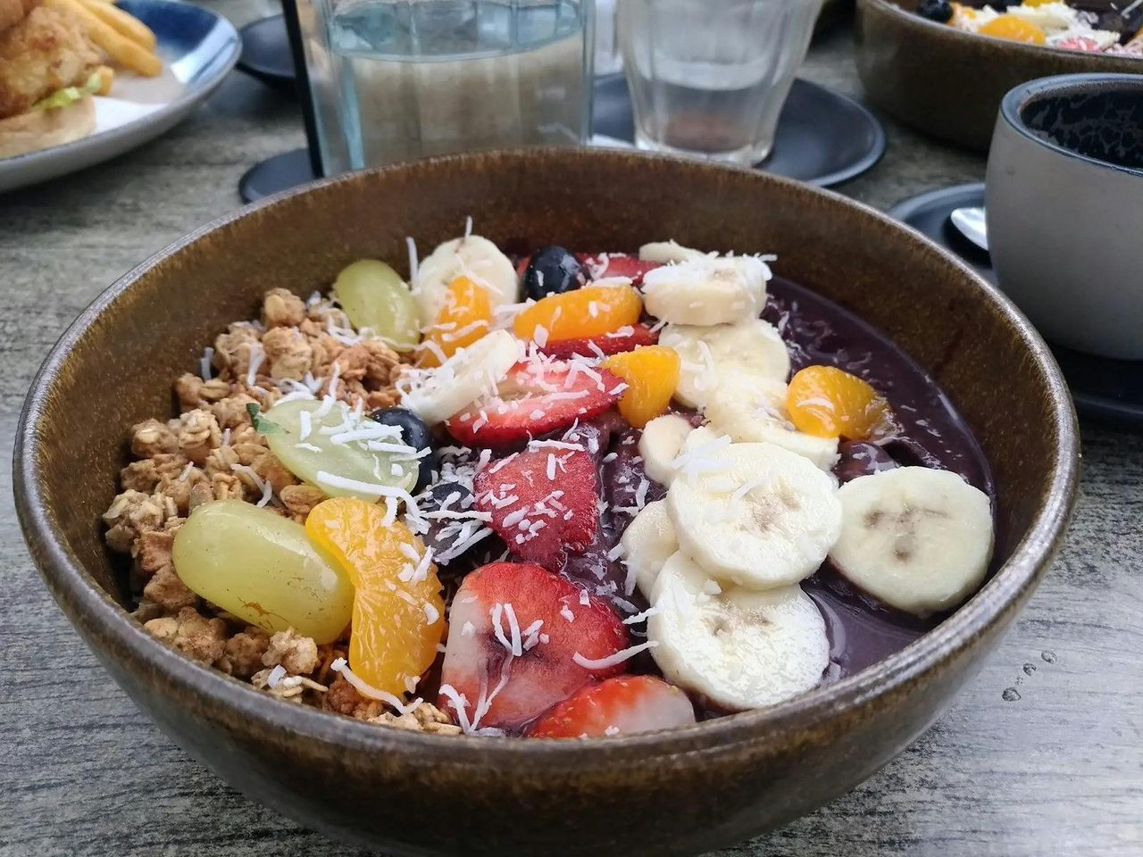 Acai bowl with fruits