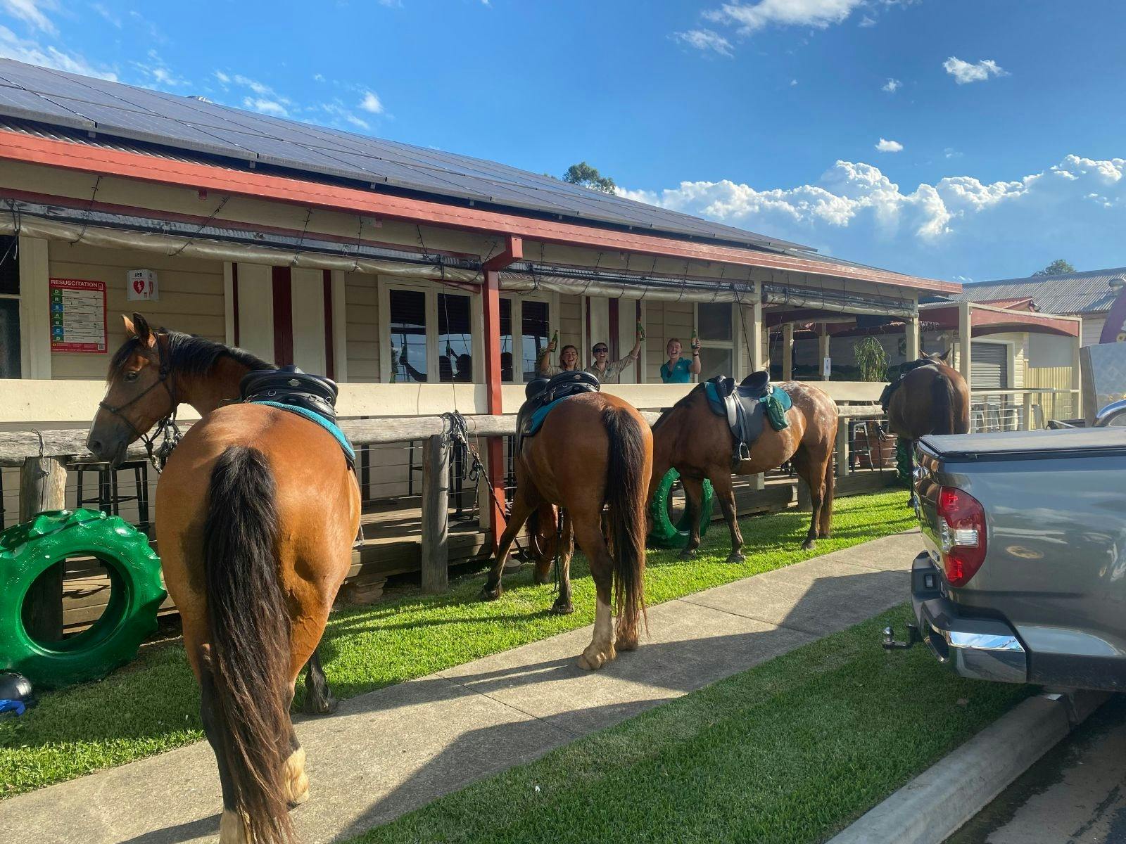 Hitch your horse out the front of the Beechwood Hotel!