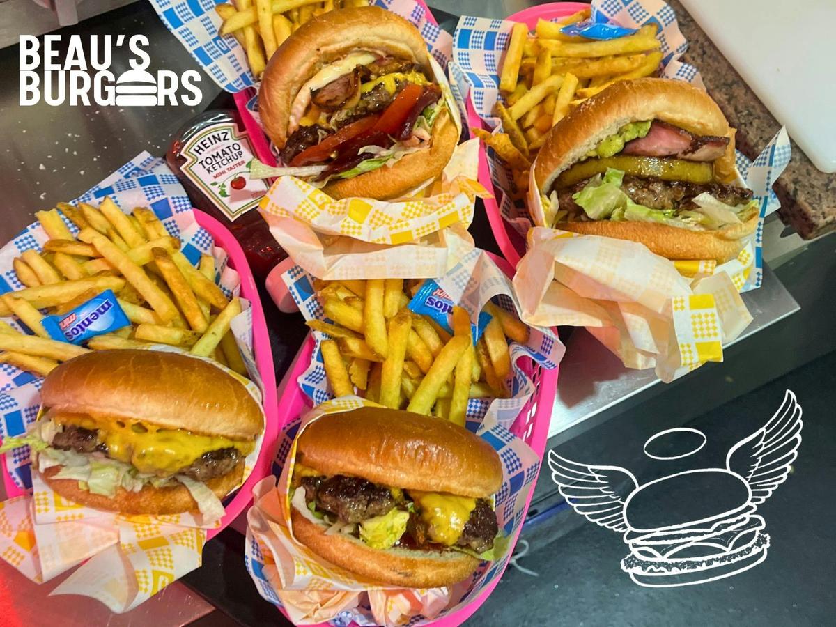 Burgers and Fries at Beau's Burgers