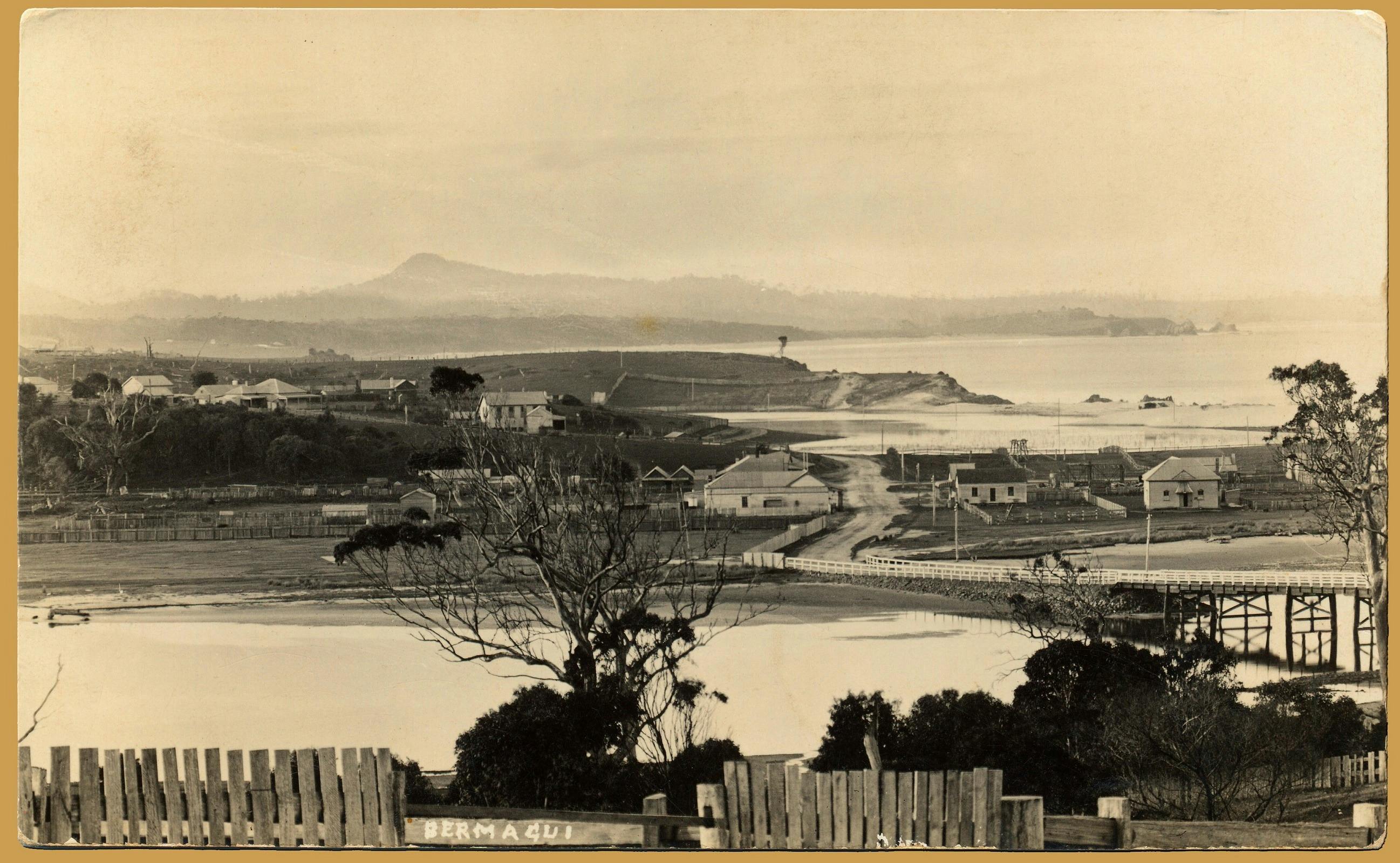 Looking north across Bermagui River