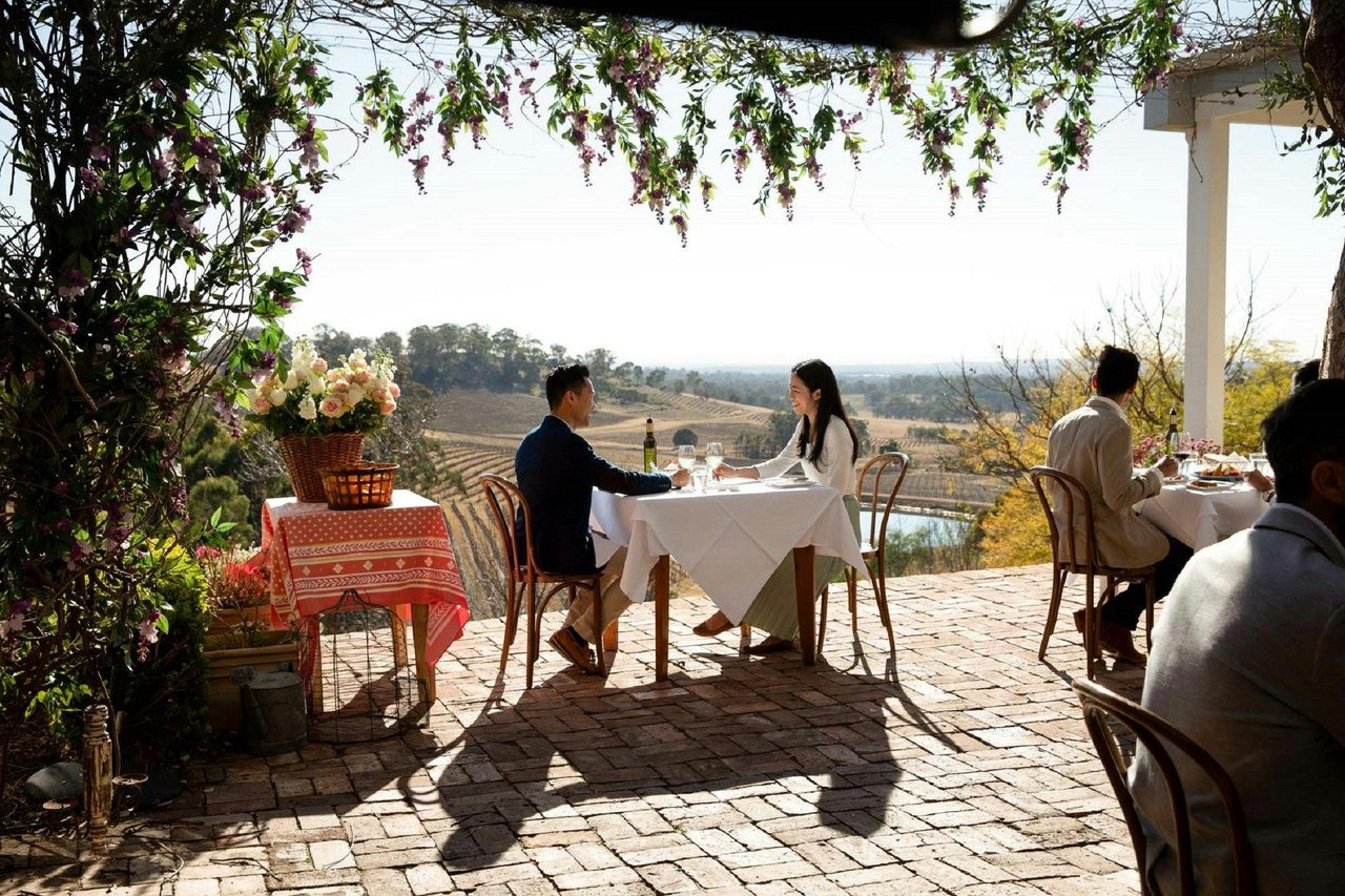 Romantic lunch with spectacular views