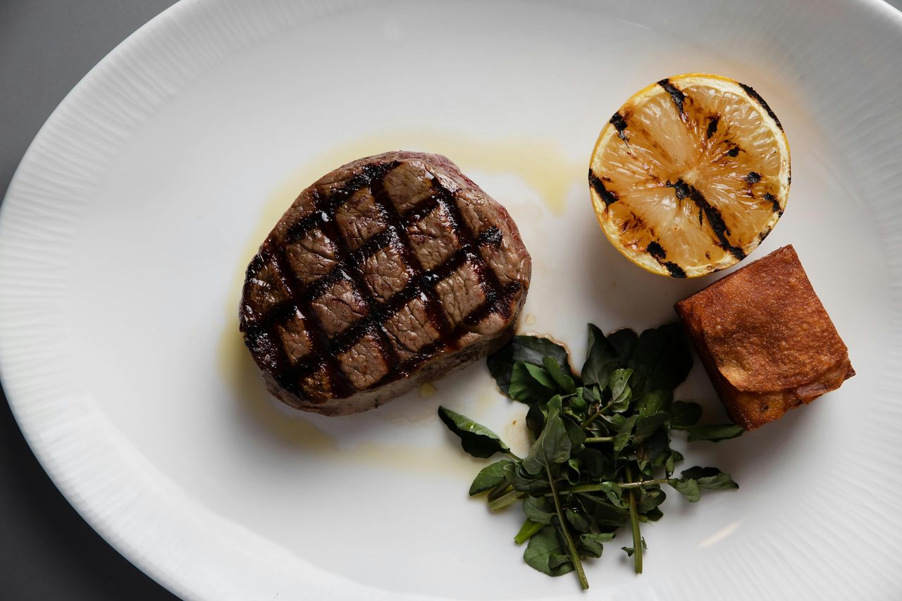 Grilled steak