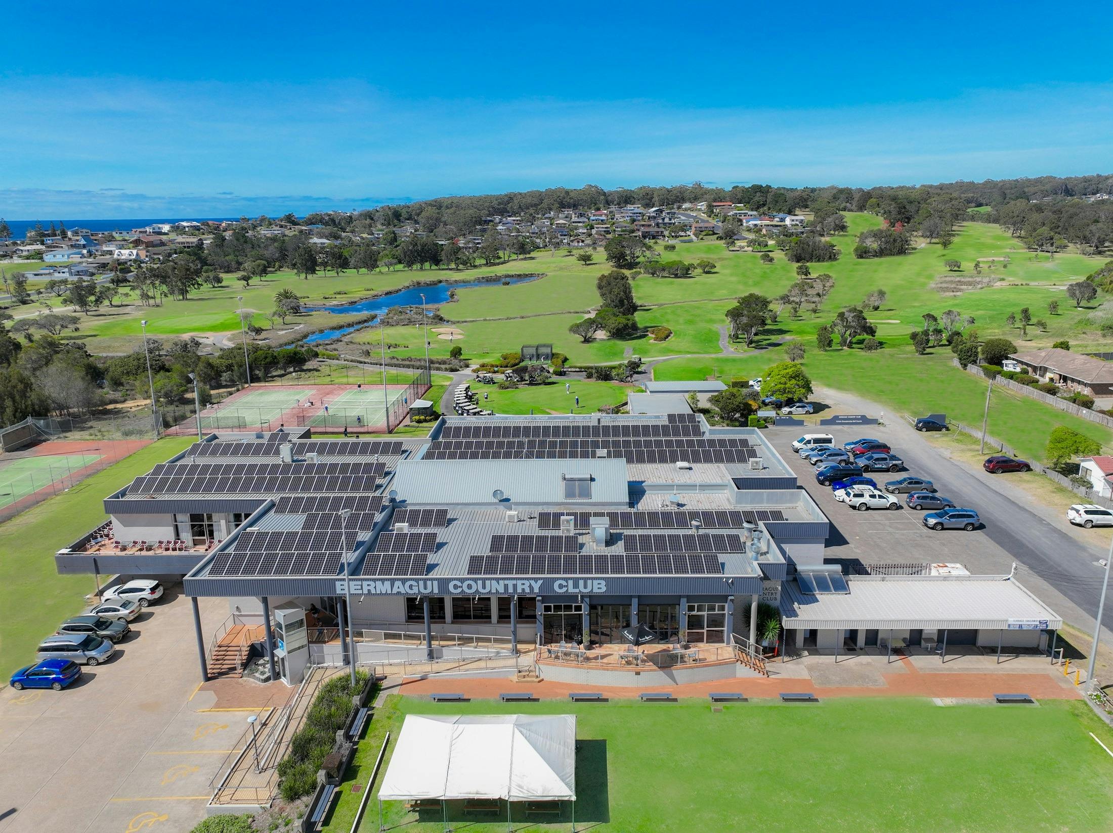 Bermagui Country Club aerial