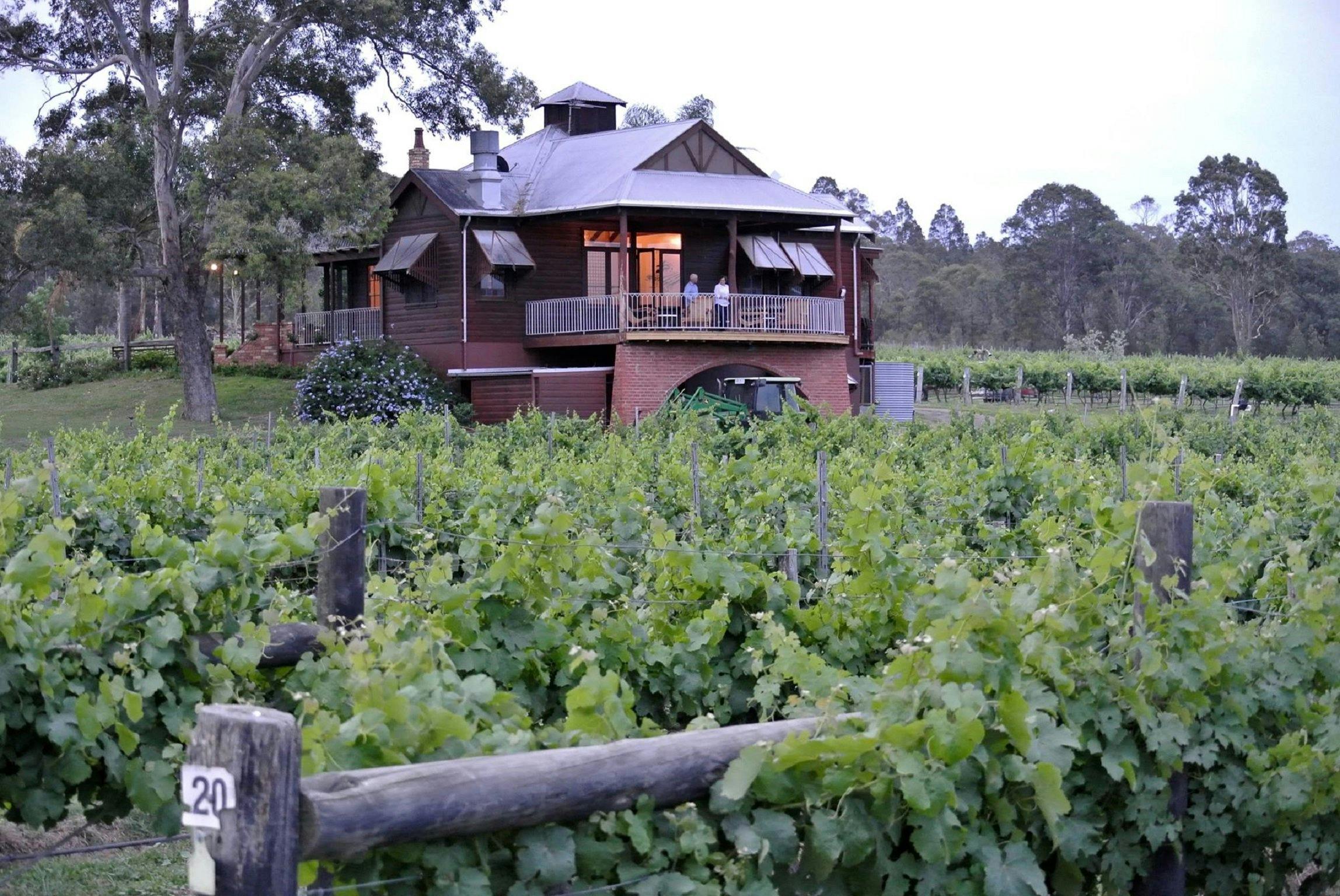 The beautiful grounds