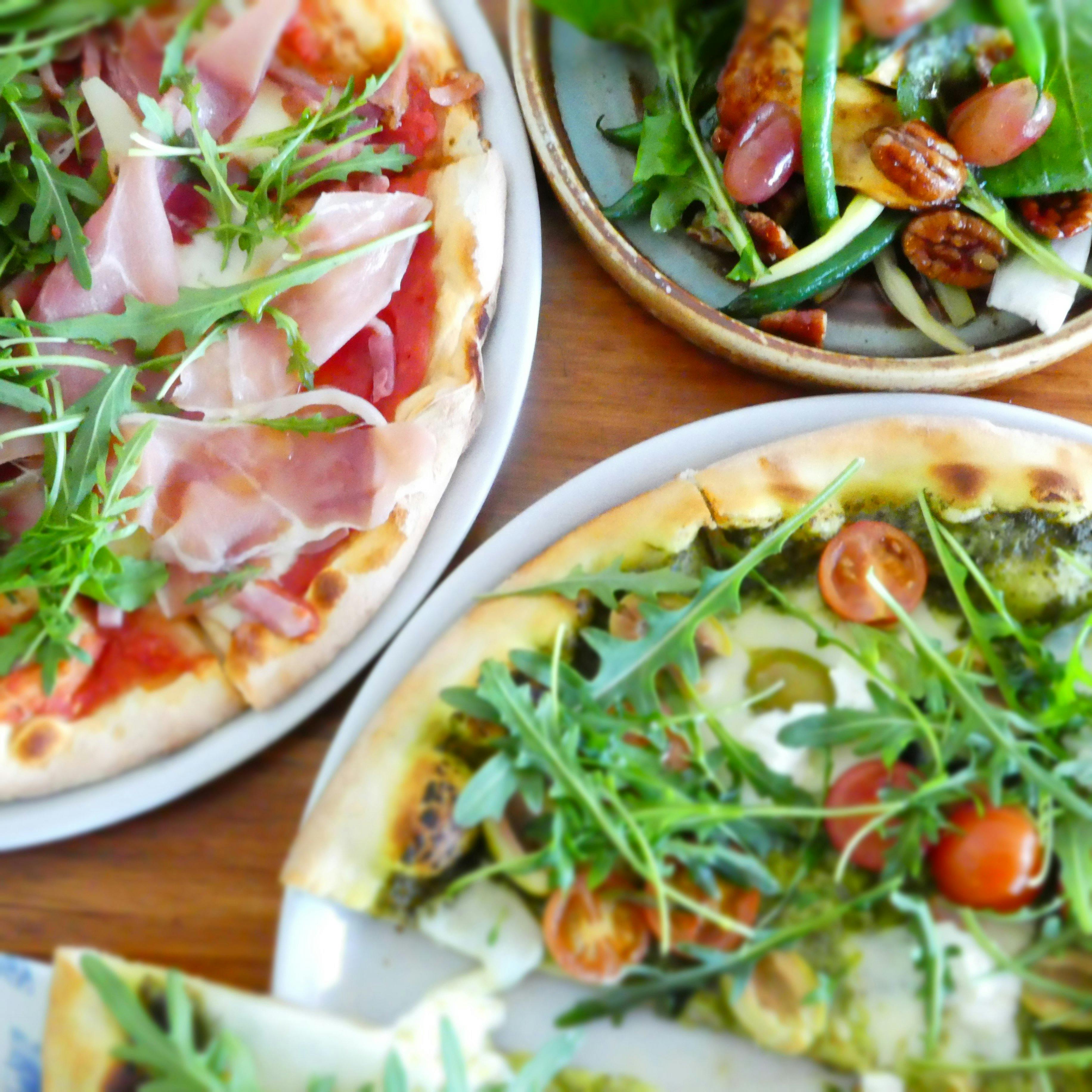 Our pizza sourdough base is two years old