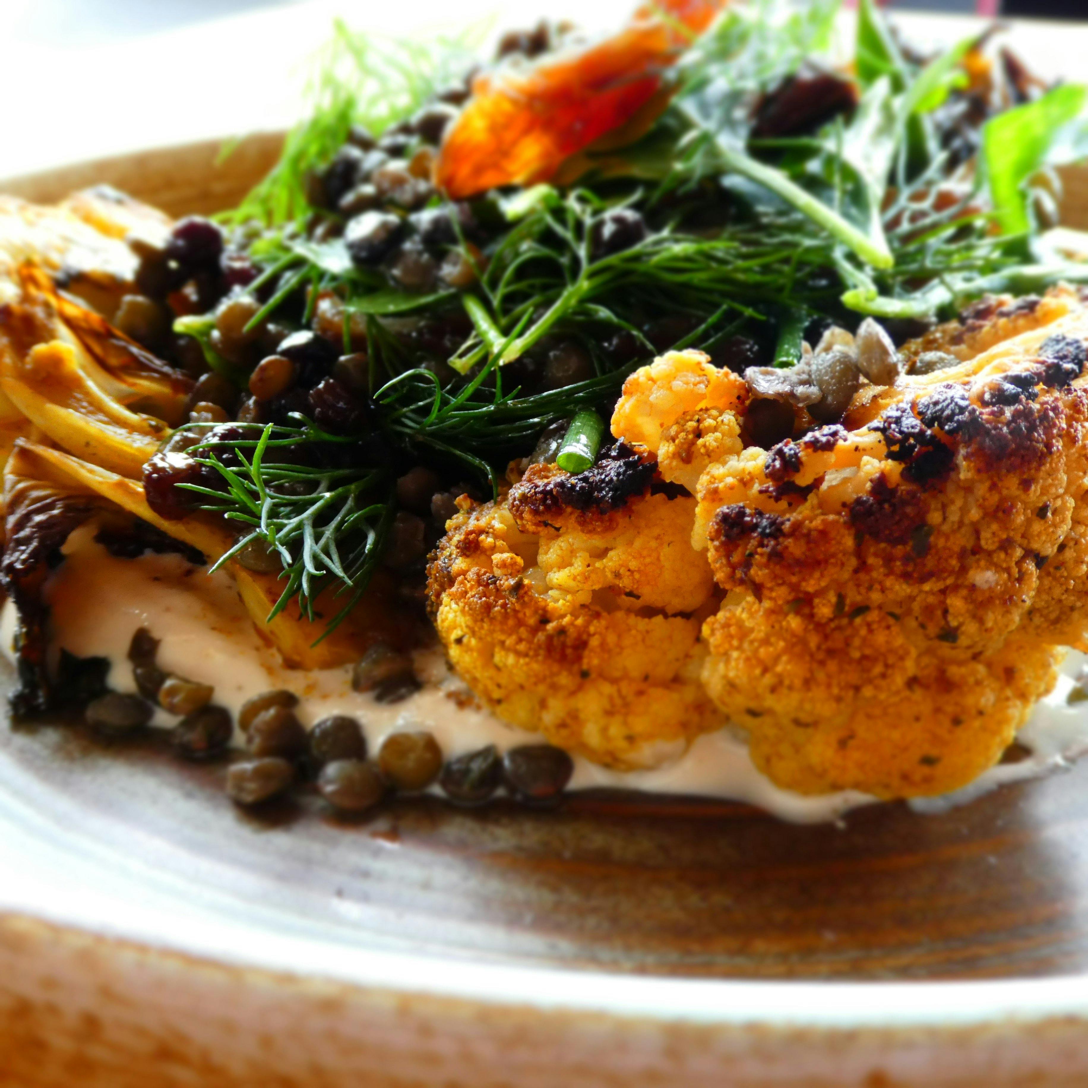 Roasted Cauliflower salad