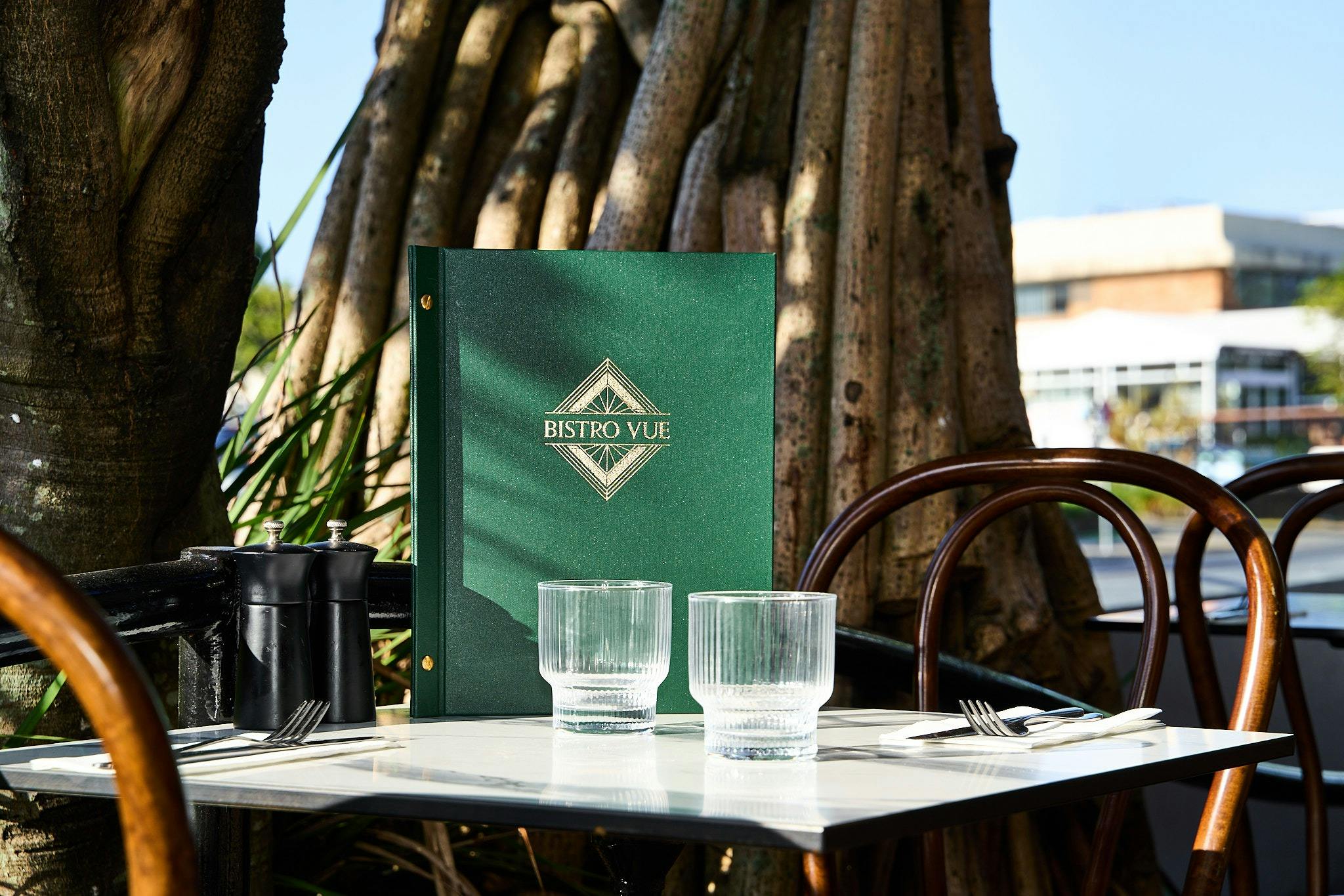 Outdoor dining space, perfect to enjoy the Coffs Harbour weather and watch the world go by.