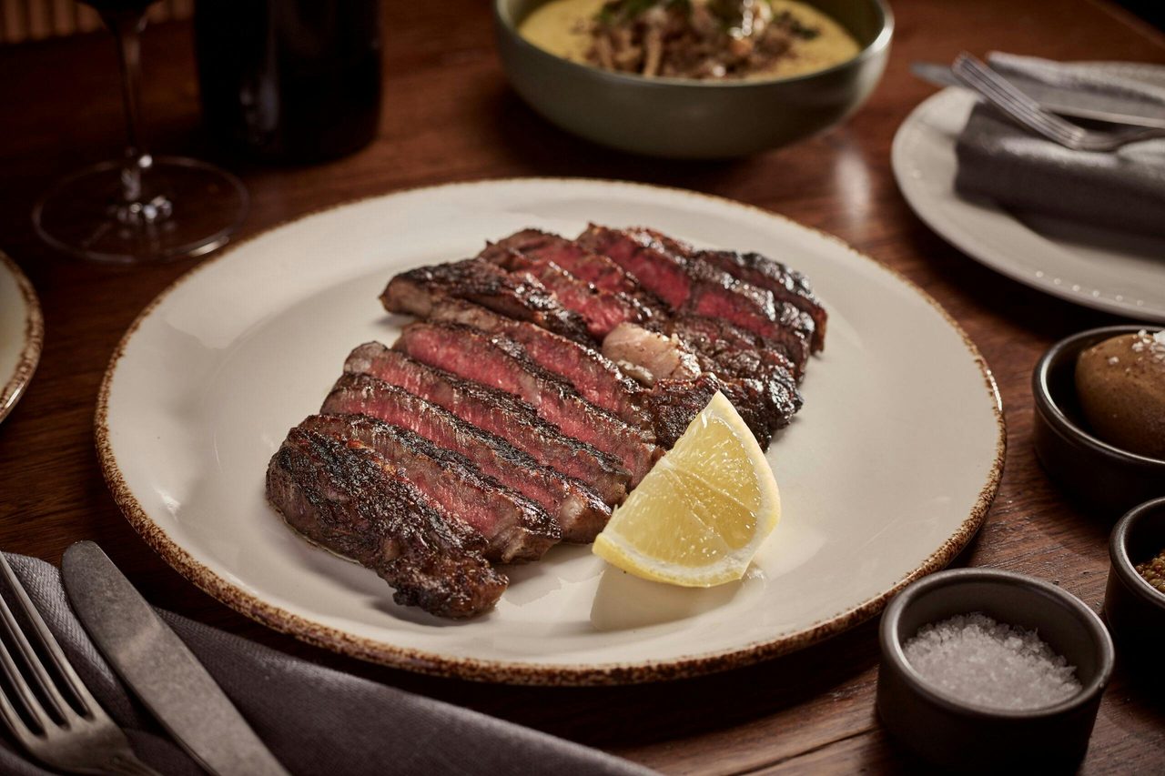Our premium wood fired steak