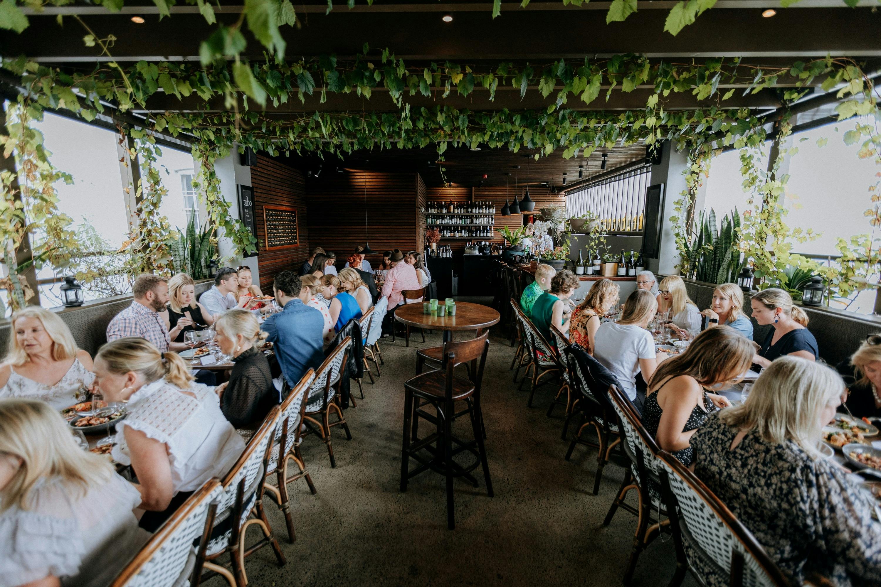 bibo wine bar courtyard event